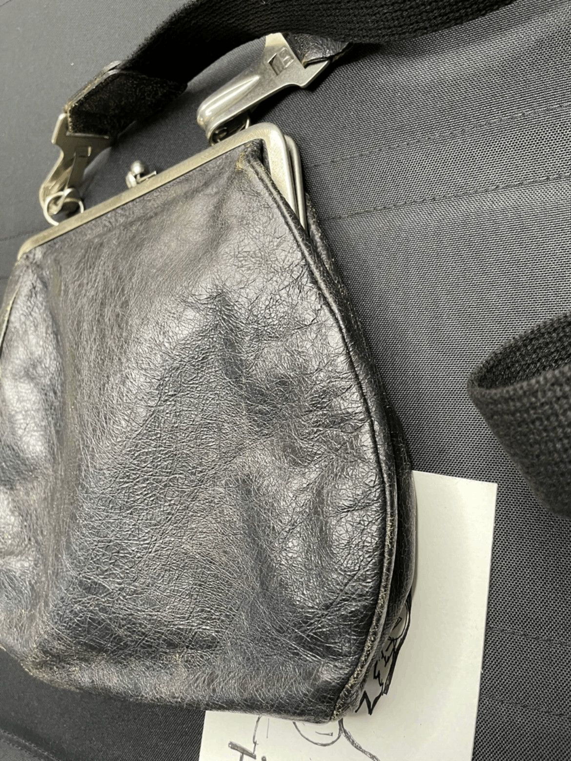 Undercover Undercover T-period Leather Shoudel Pouch Size ONE SIZE - 3 Thumbnail