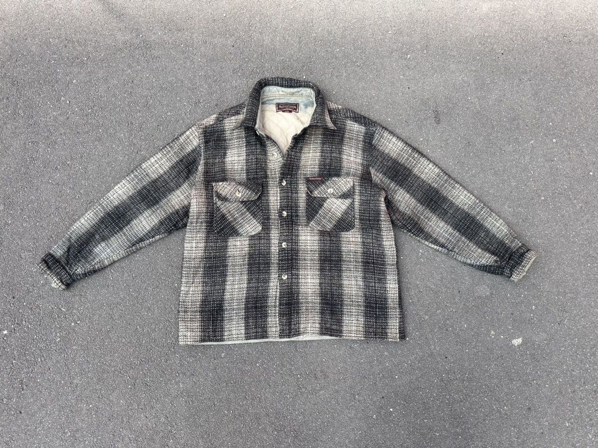 Vintage Vintage Marlboro plaid jacket shirt USA Y2K workwear rare L Size US L / EU 52-54 / 3 - 1 Thumbnail