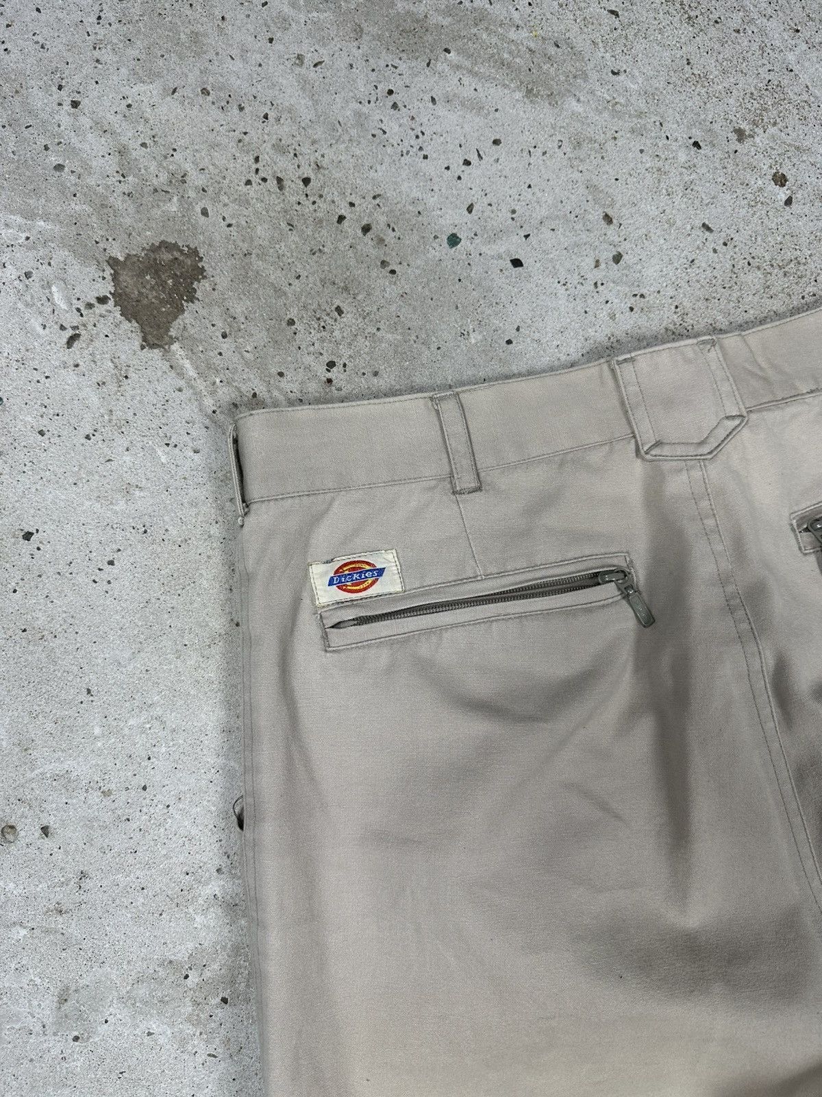 Dickies Vintage 90s Dickies Beige Baggy Cargo Pants 2 in 1 Shorts Size US 34 / EU 50 - 19 Thumbnail