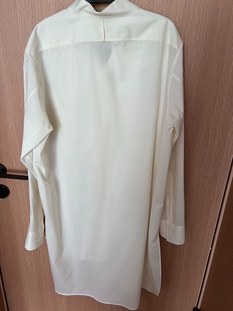 Loewe LOEWE Wool asymmetrical panda embroidered shirt Size XXS / US 00 / IT 34 - 5 Thumbnail