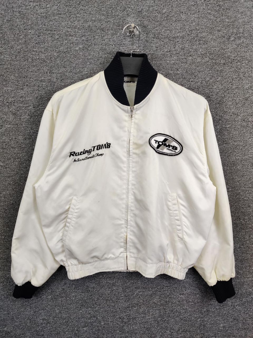 Vintage 90s Tom's Racing Team Bomber Jacket