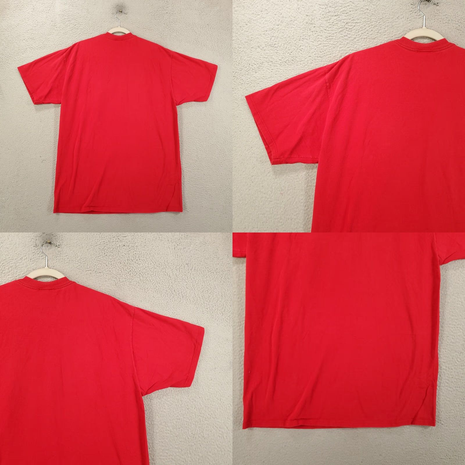 Vintage VINTAGE Looney Tunes Daffy Duck ARKANTHAW Red Cotton Knit Crew Neck T-Shirt XL Men Short Sleeve Graphic Print - Front Size US XL / EU 56 / 4 - 9 Thumbnail