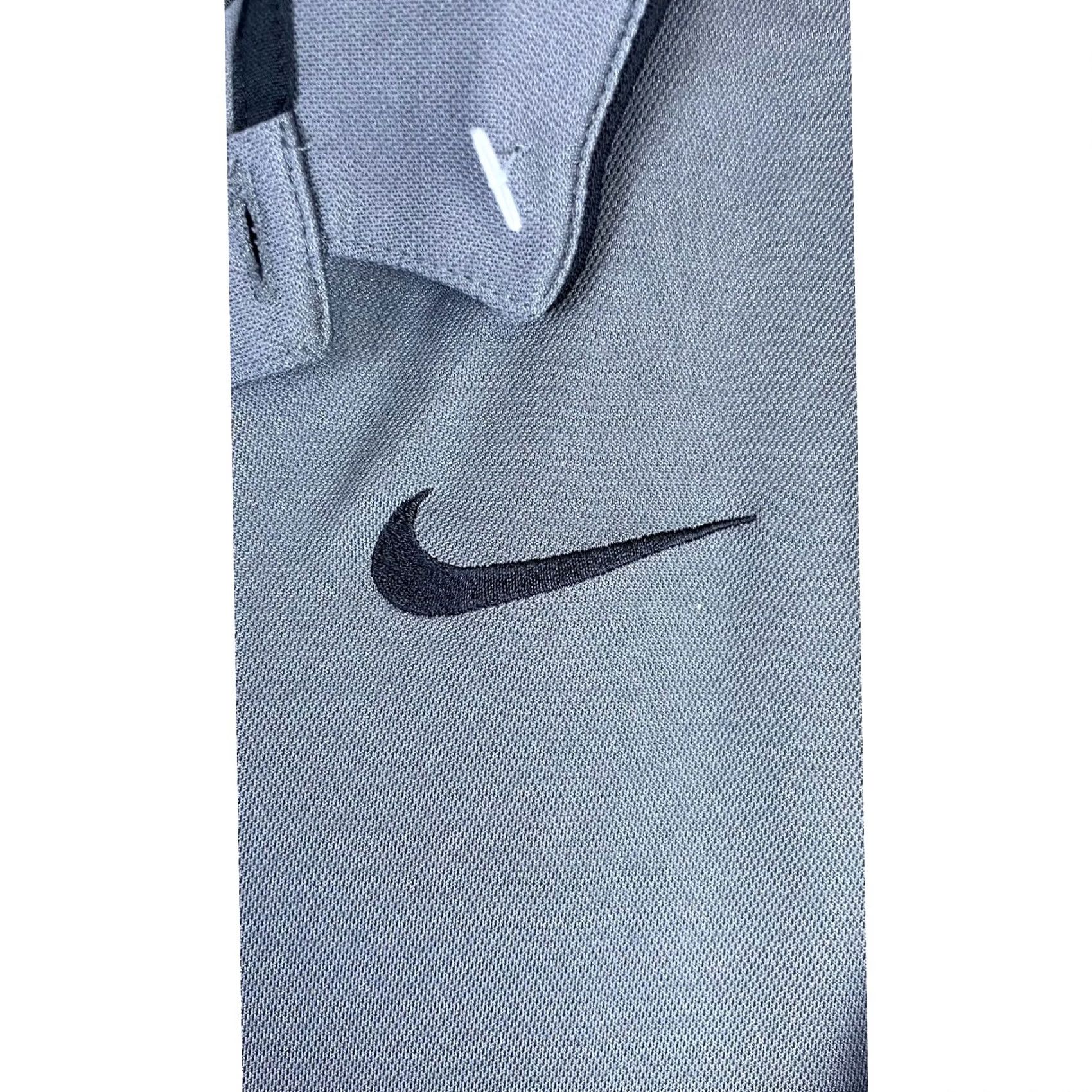 Nike Nike Polo Shirt Mens Large Gray Dri-FIT Short Sleeve Golf Top Size US L / EU 52-54 / 3 - 7 Thumbnail