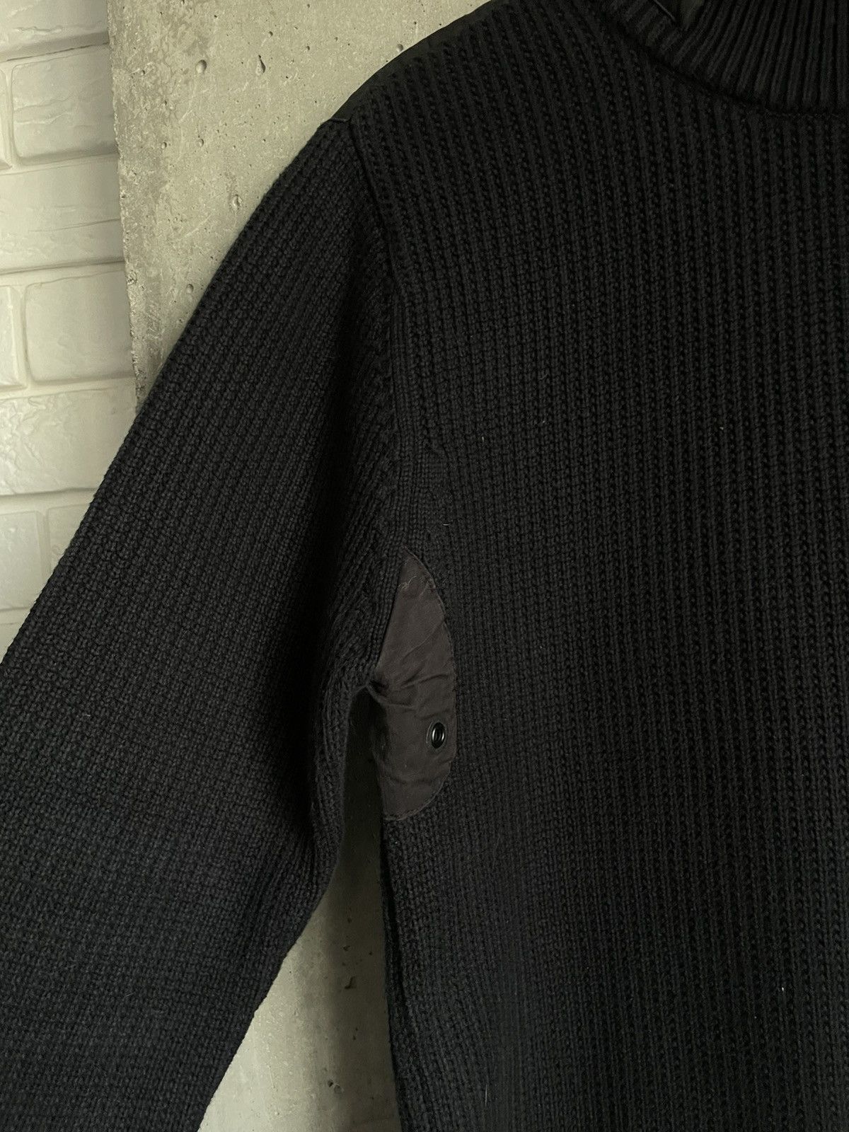 G-Star × Japanese Brand × Vintage Vintage G-Star Hard Turtleneck Heavy Zip Ribbed Knit Y2K Size US L / EU 52-54 / 3 - 4 Thumbnail