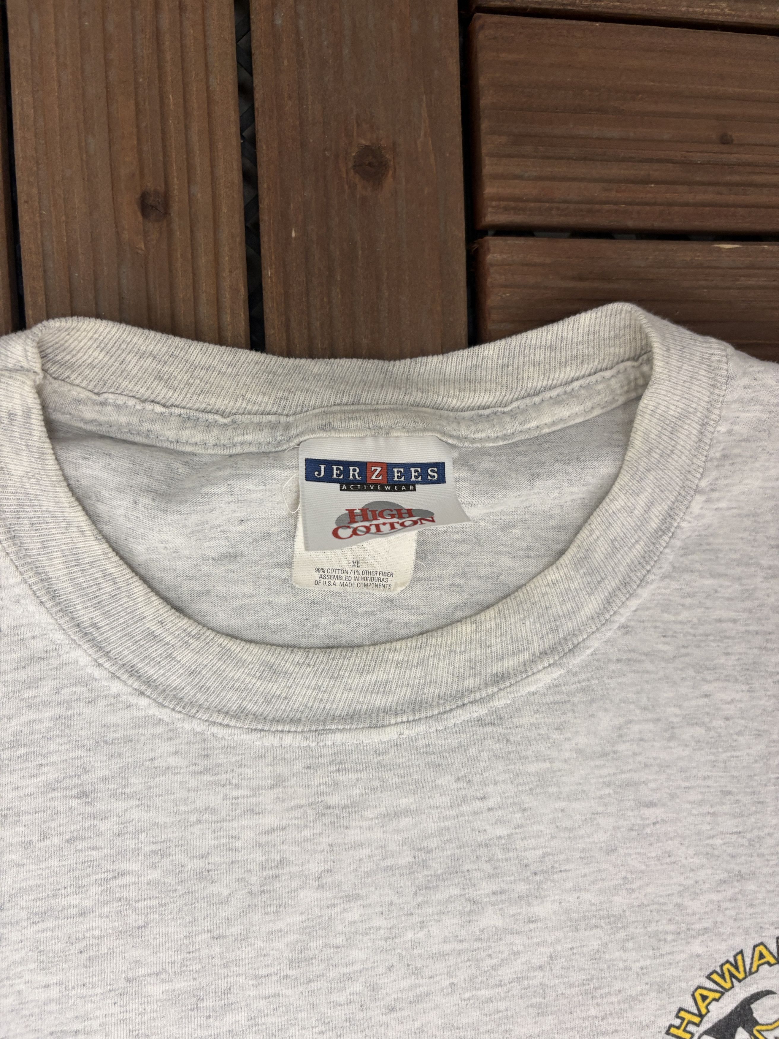 Vintage Hawaii State Fire Fighter Vintage Grey T-Shirt Tee Size US XL / EU 56 / 4 - 6 Thumbnail
