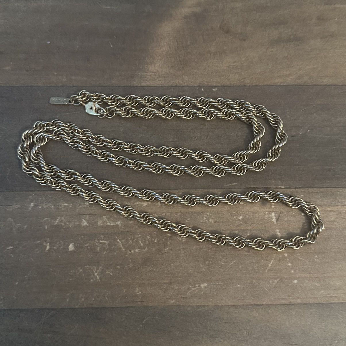 Monet Vintage Monet gold tone rope chain necklace Size ONE SIZE - 2 Thumbnail