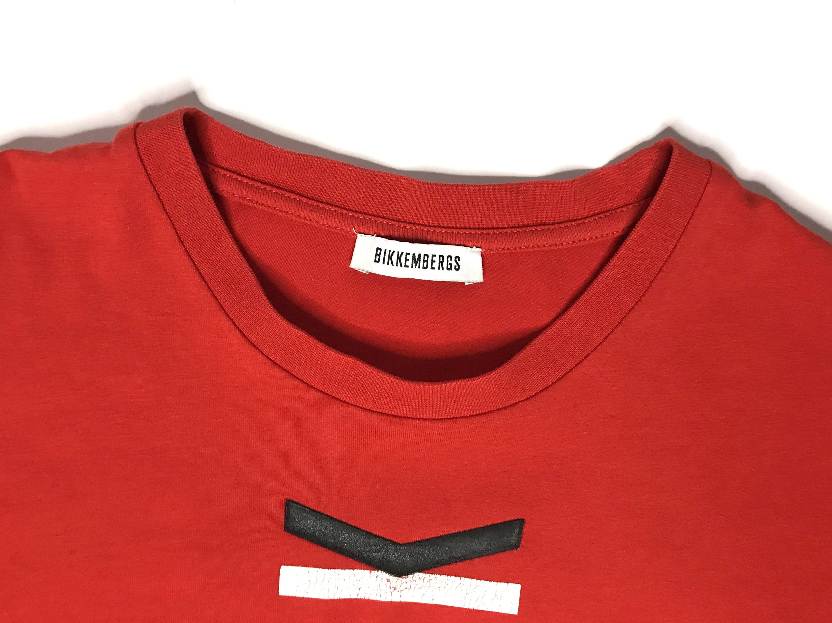 Dirk Bikkembergs Bikkembergs Mens T-shirt Size S Red Size US S / EU 44-46 / 1 - 5 Thumbnail
