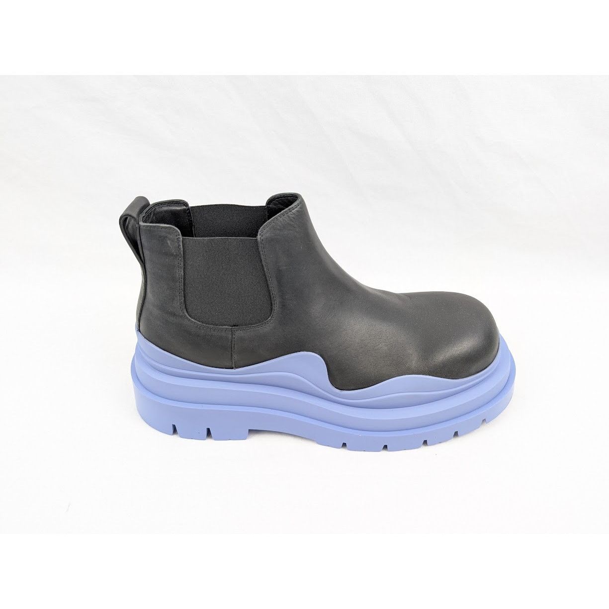 Bottega Veneta o1rshd1 Military Calf The Tire Boots in Black/Purple Size US 11 / EU 44 - 2 Thumbnail