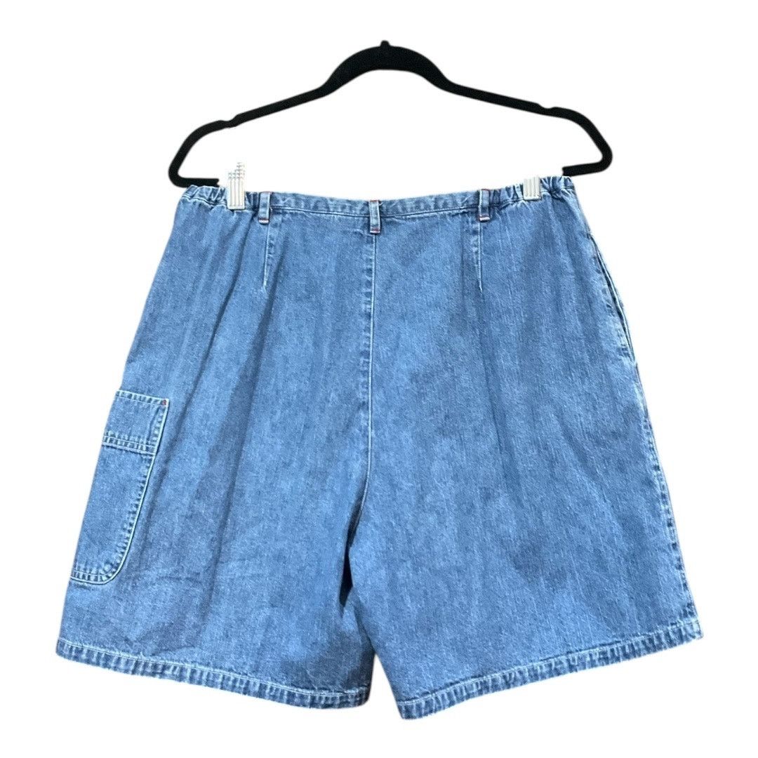 Other Vintage Marisa Christina Shorts Women Blue Denim 100% Cotton Size 32" / US 10 / IT 46 - 3 Thumbnail