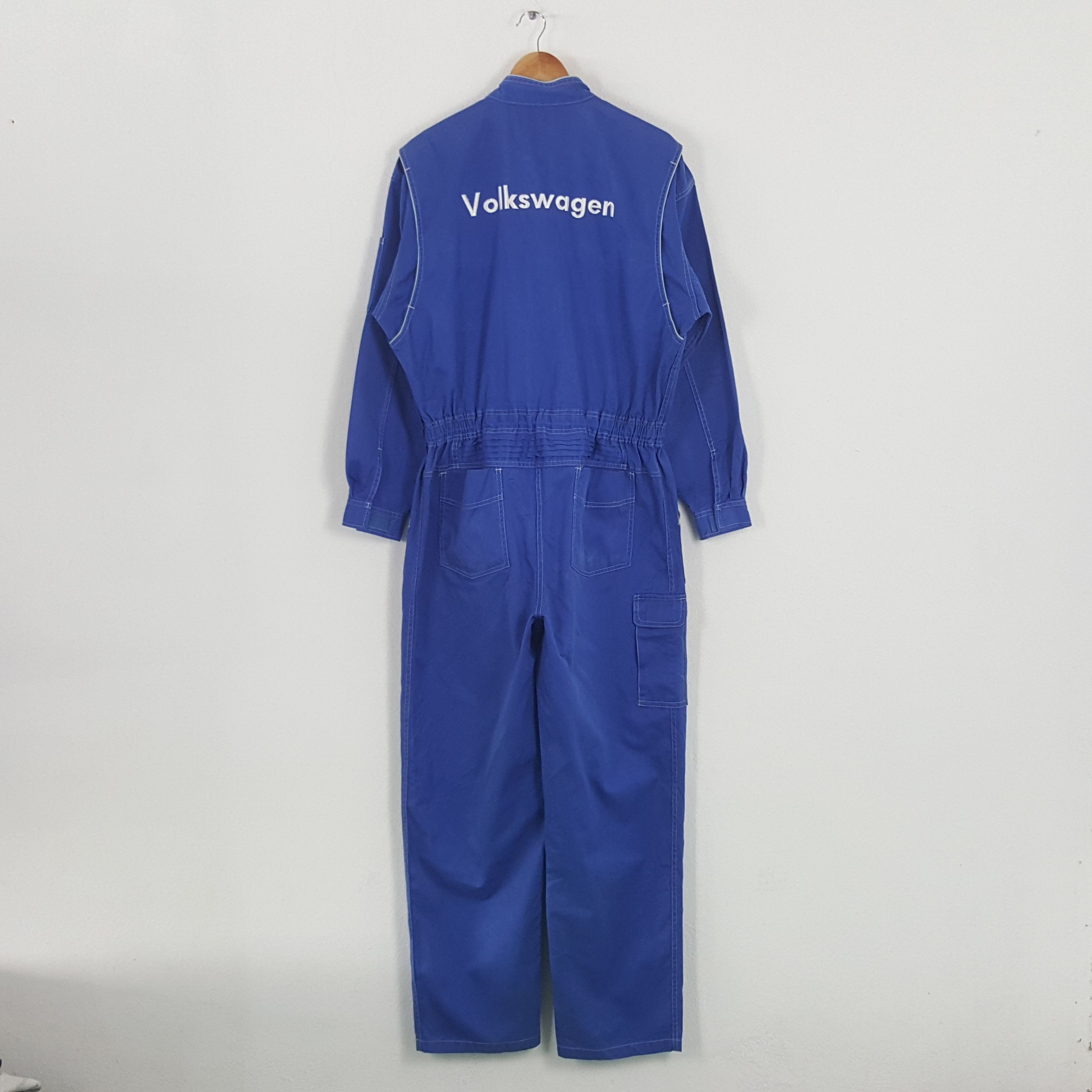 Vintage Vintage Volkswagen Germany Racing Motorsport Coverall Jacket Size US L / EU 52-54 / 3 - 1 Thumbnail