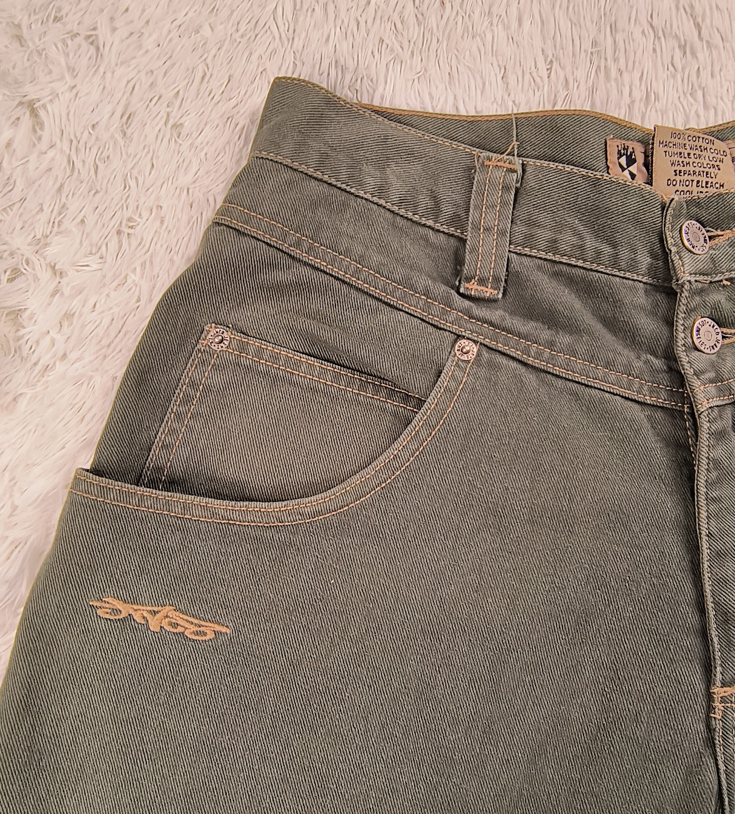 JNCO Vintage JNCO olive denim jeans Size US 33 - 1 Thumbnail