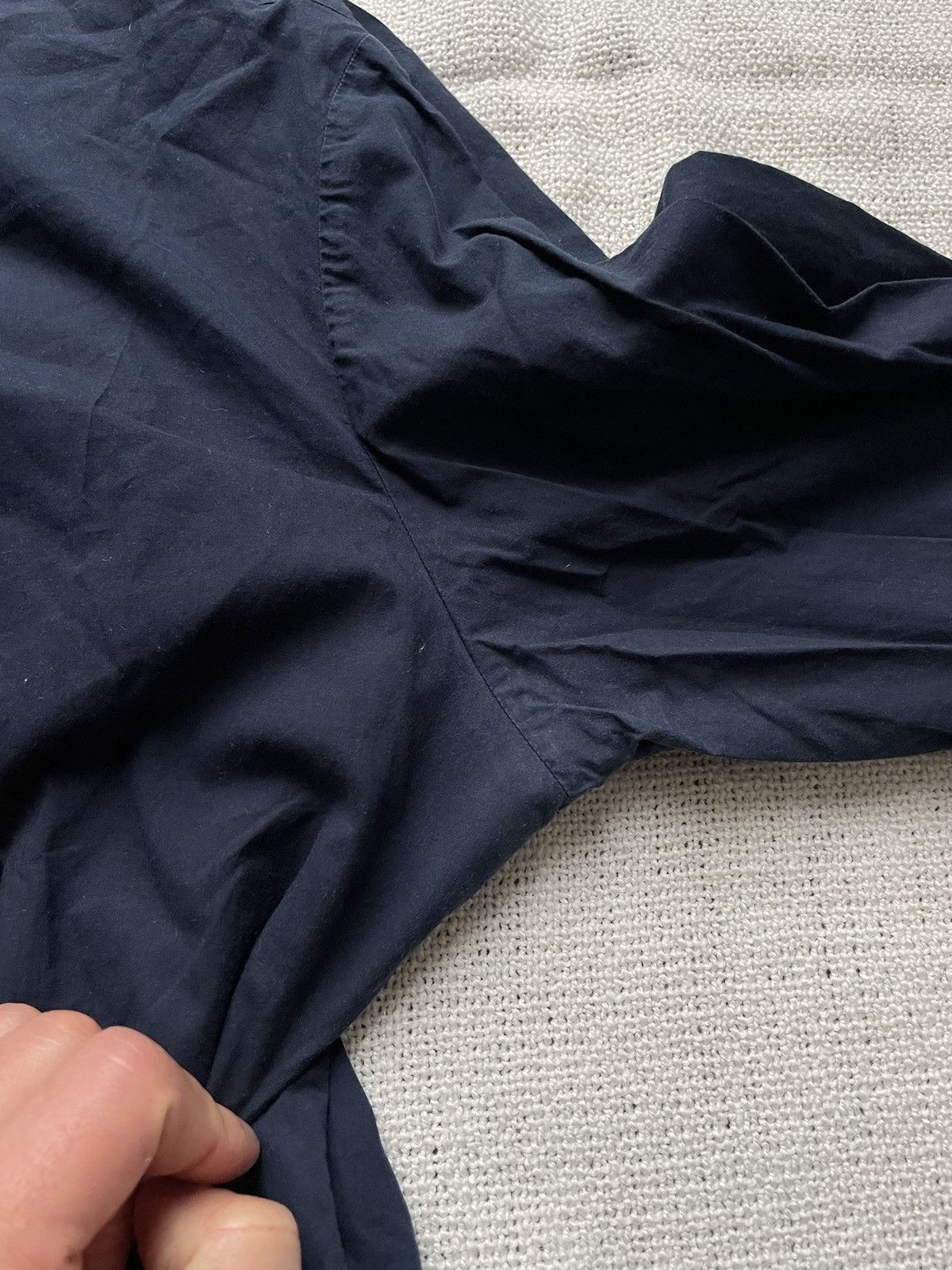Maison Margiela Martin Margiela Vintage Navy Blue Cotton Shirt 50 Size Size US M / EU 48-50 / 2 - 9 Thumbnail