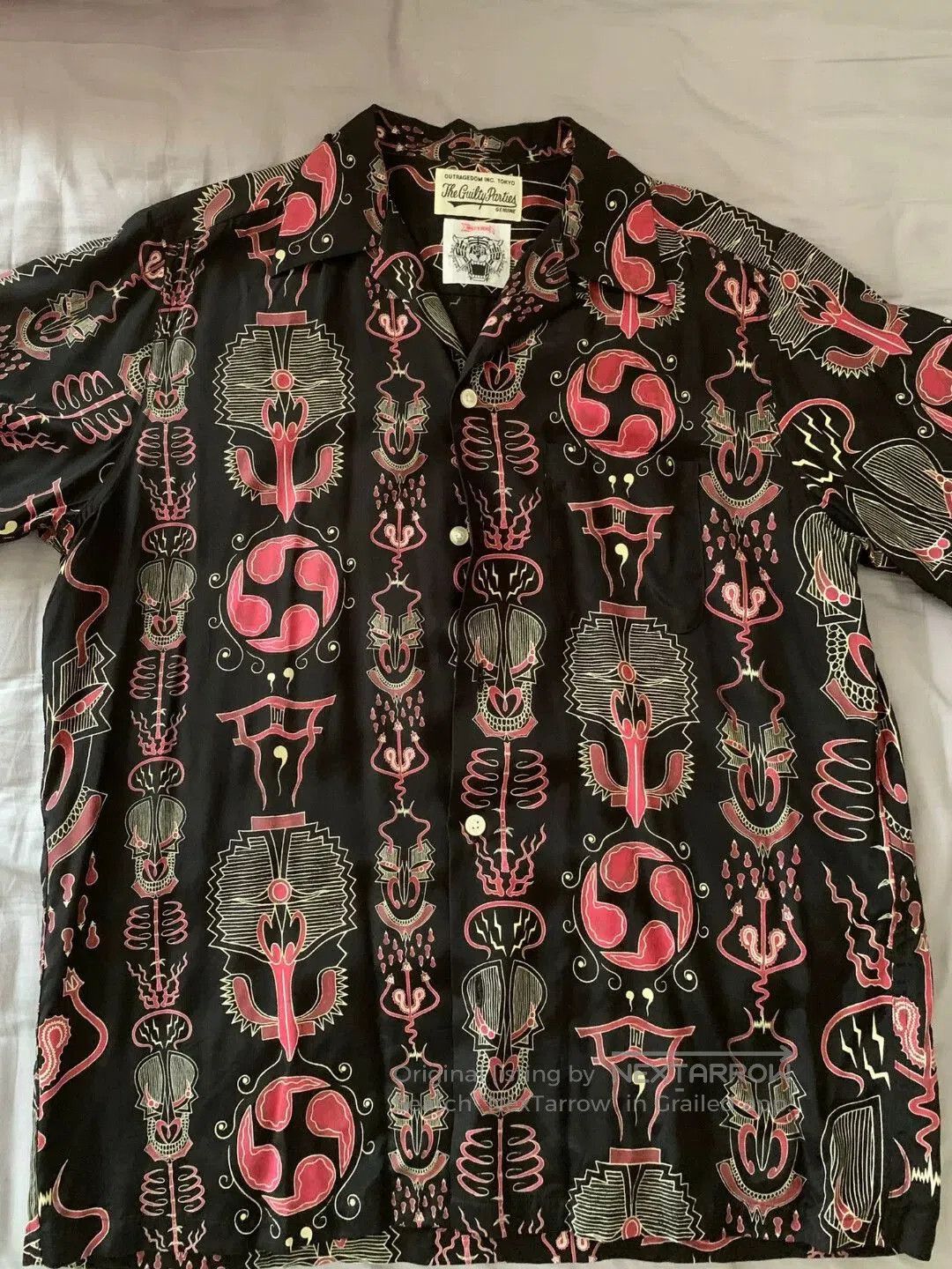 Wacko Maria Wacko Maria Wolf's Head Short Sleeve Shirt. Size US L / EU 52-54 / 3 - 3 Thumbnail
