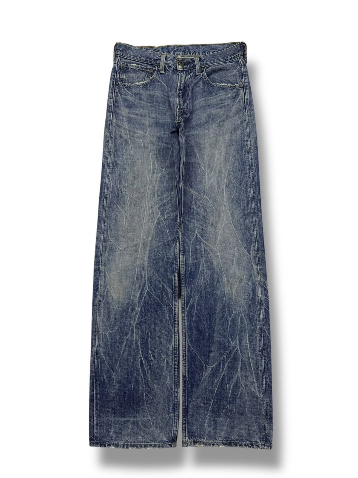 Levi's Vintage 00s Levi’s 503 Vintage Faded Denim Jeans Y2K W29 Size US 29 - 2 Thumbnail