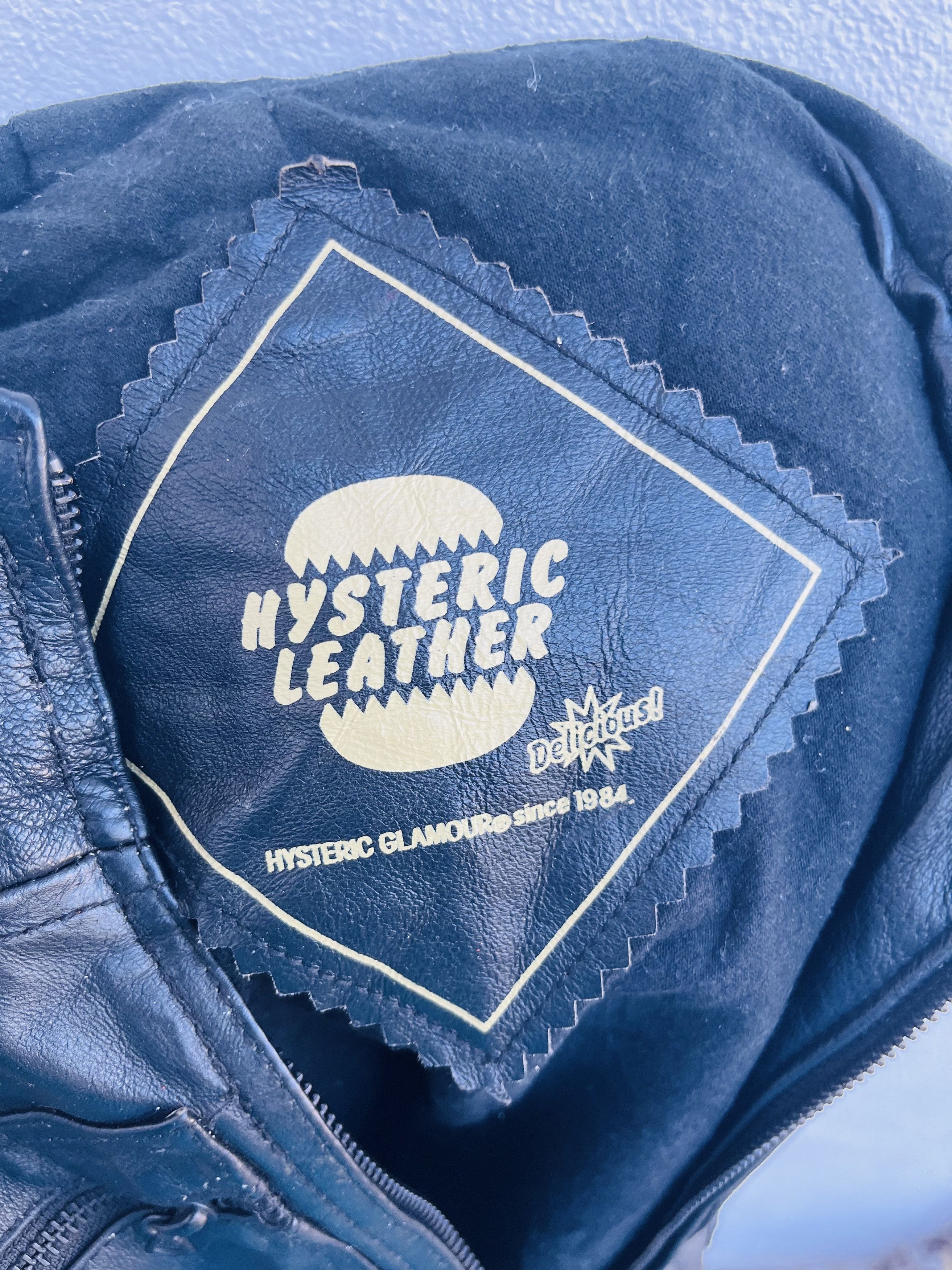 Hysteric Glamour Vintage 90s Hysteric Glamour Designer Fashion Style Leather Size US S / EU 44-46 / 1 - 8 Thumbnail