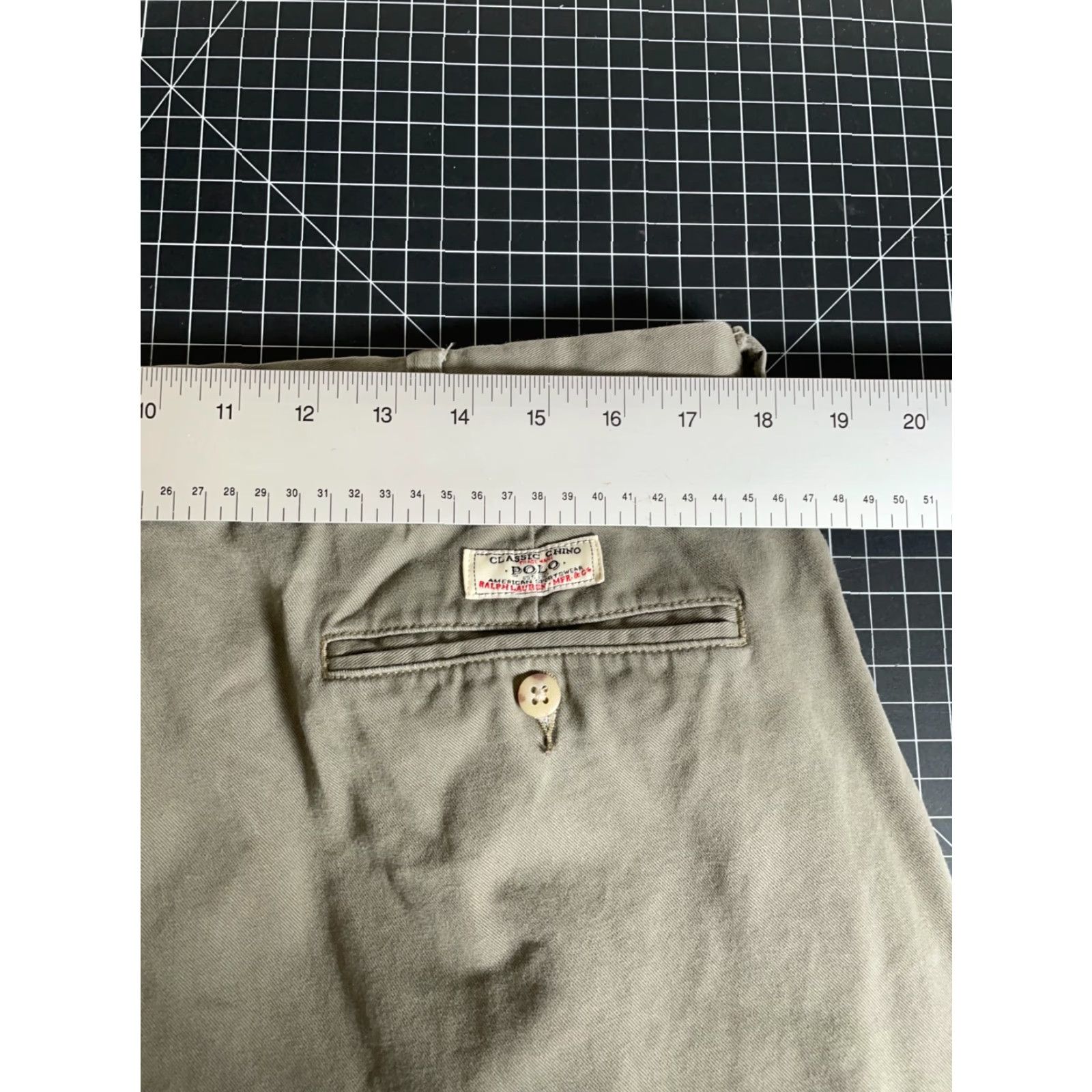 Polo Ralph Lauren VINTAGE Polo Ralph Lauren Andrew Pleated Pants Men 36 x 29 Green Chino Regular High Rise Zip 100% Cotton Vintage Mens Range: Preppy Retro Size US M / EU 48-50 / 2 - 5 Thumbnail