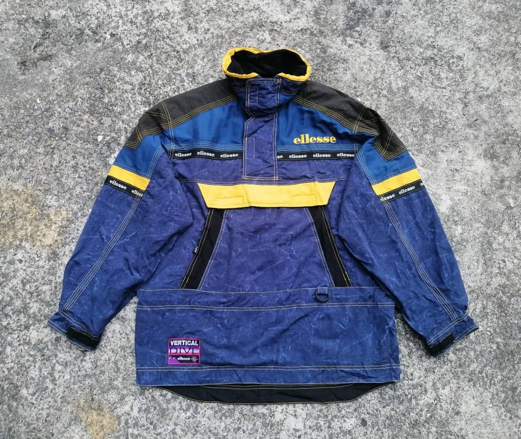 Ellesse Vintage Ellesse Vertical Dive Made In Japan Jacket | Grailed