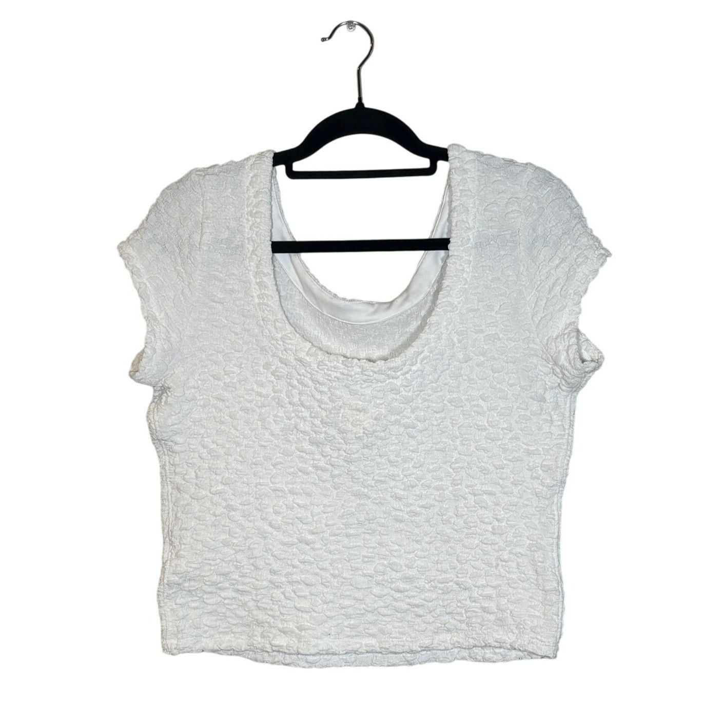 Anthropologie Maeve Anthropologie Women Ivory Knit Top M Clean Girl Minima Size M / US 6-8 / IT 42-44 - 4 Thumbnail