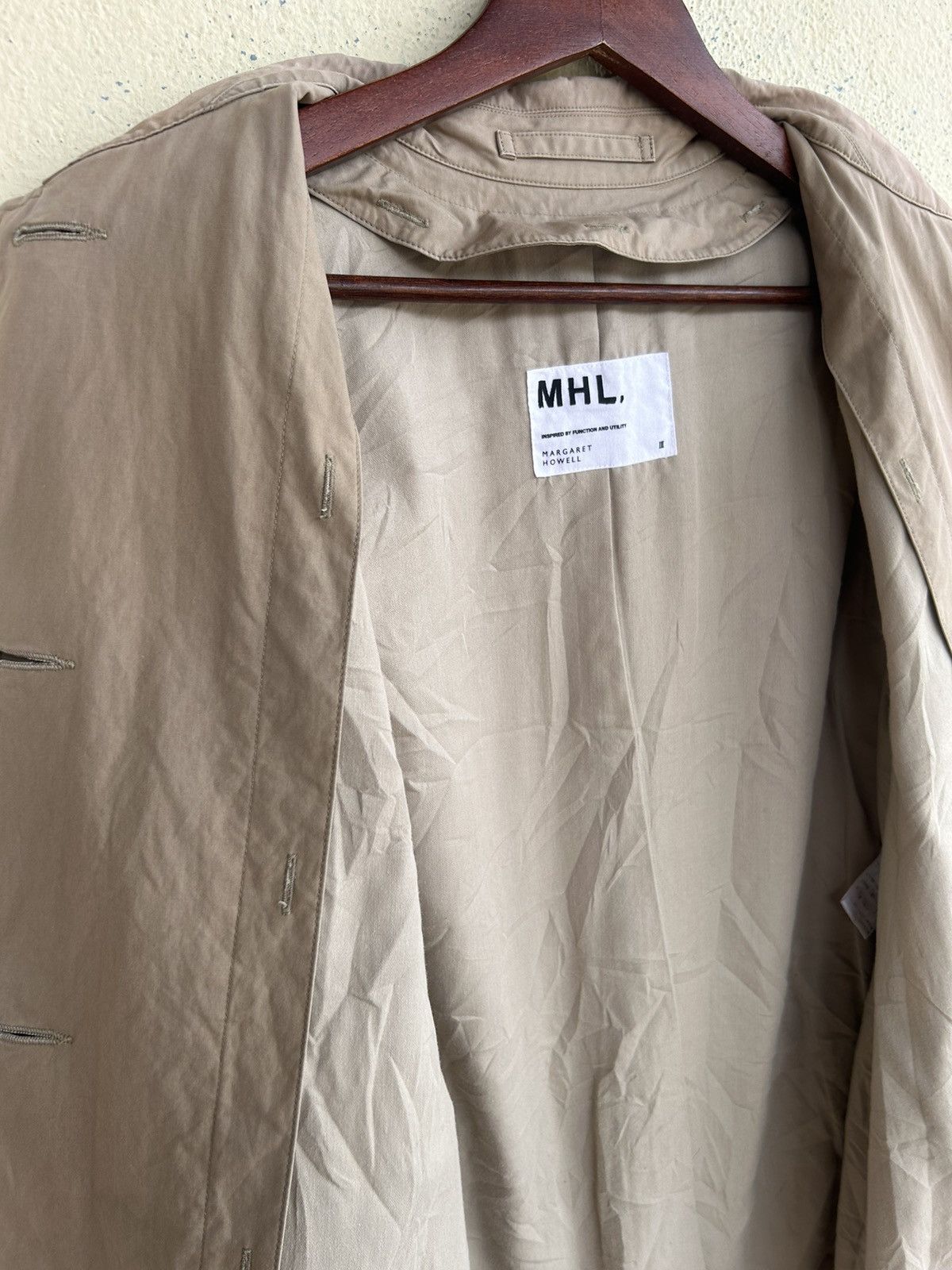 Margaret Howell Long Jacket Trench Coat Size ONE SIZE - 10 Thumbnail