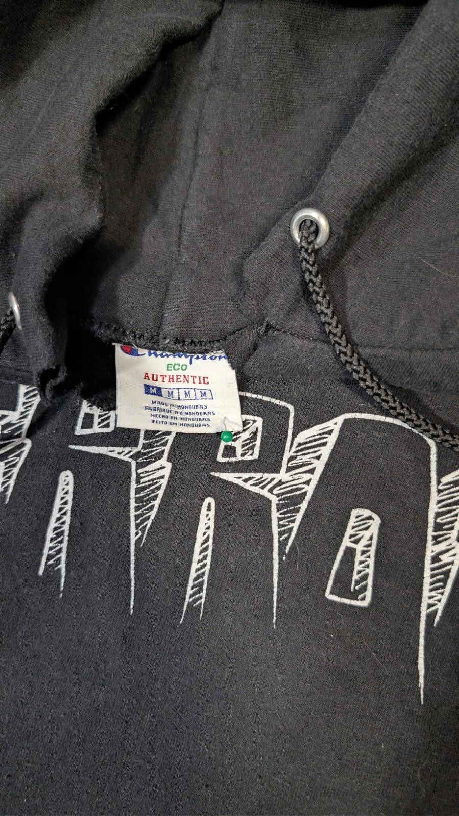 Champion 2014 RARE Terror Live By The Code Hoodie Black LA HARDCORE Size US M / EU 48-50 / 2 - 4 Thumbnail
