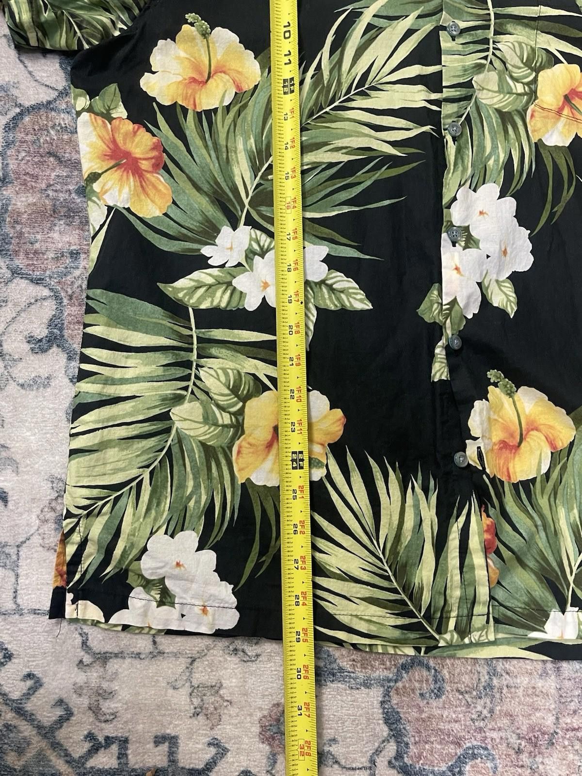 Tori Richard Tori Richard Hawaiian Polo Button Shirt Palm Men's XL Size US XL / EU 56 / 4 - 4 Thumbnail