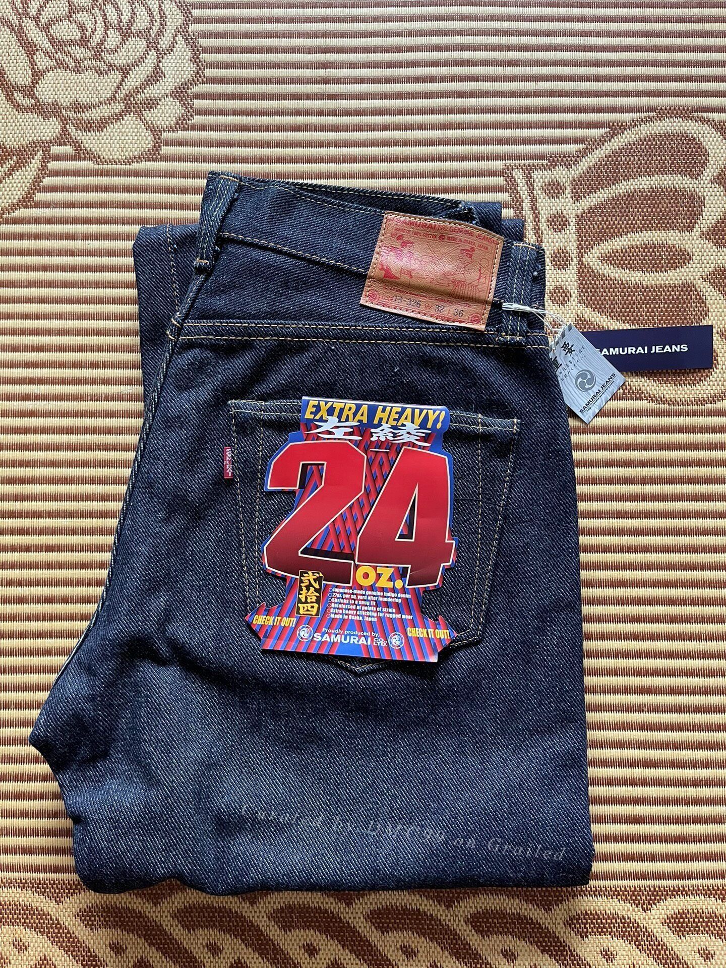 Samurai Jeans Samurai Jeans S510XX 24oz Raw Denim Size US 32 / EU 48 - 1 Thumbnail
