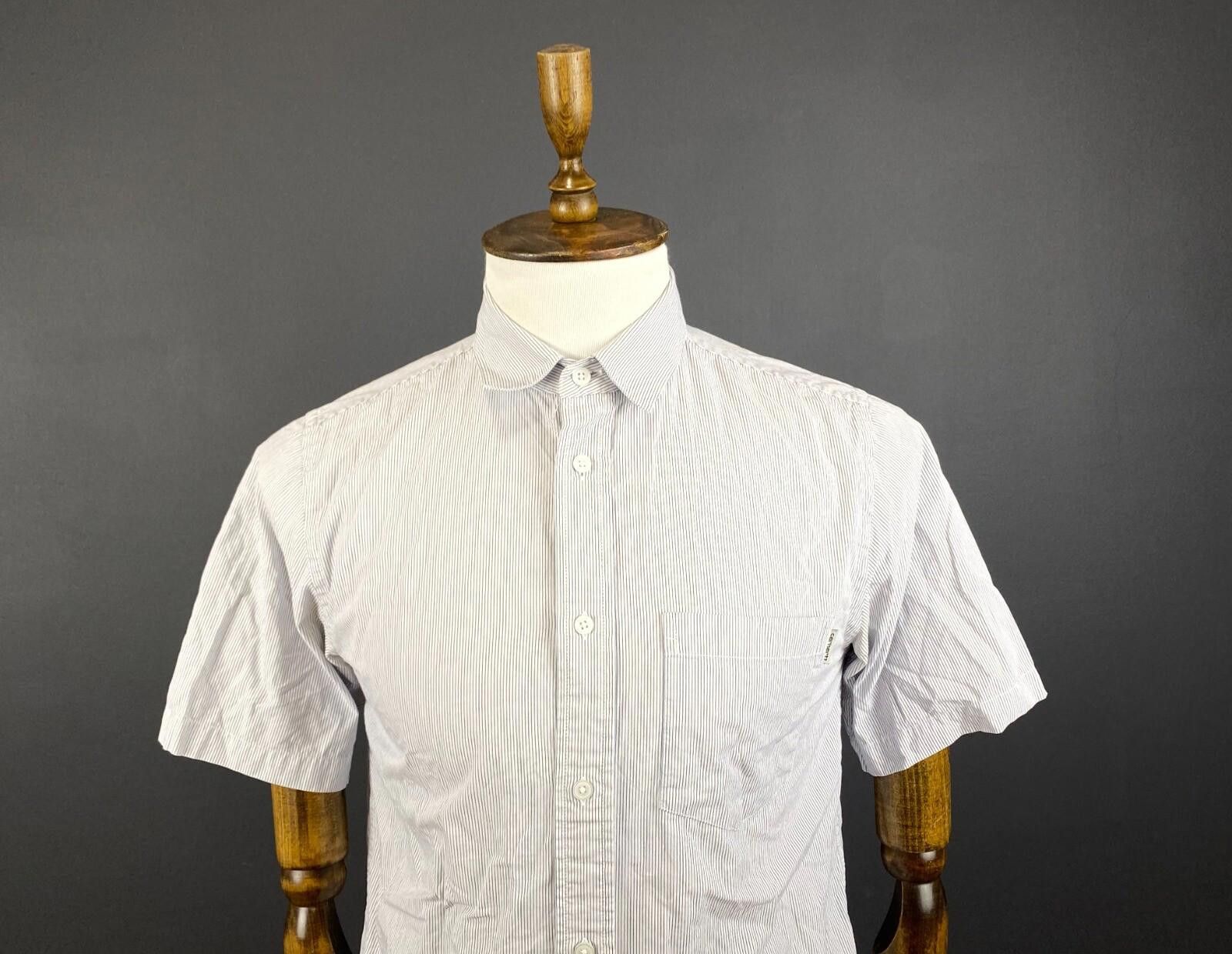 Carhartt Carhartt Rag Shirt White Stripe Shirt Size M 15.5 / 39 Size US M / EU 48-50 / 2 - 2 Thumbnail