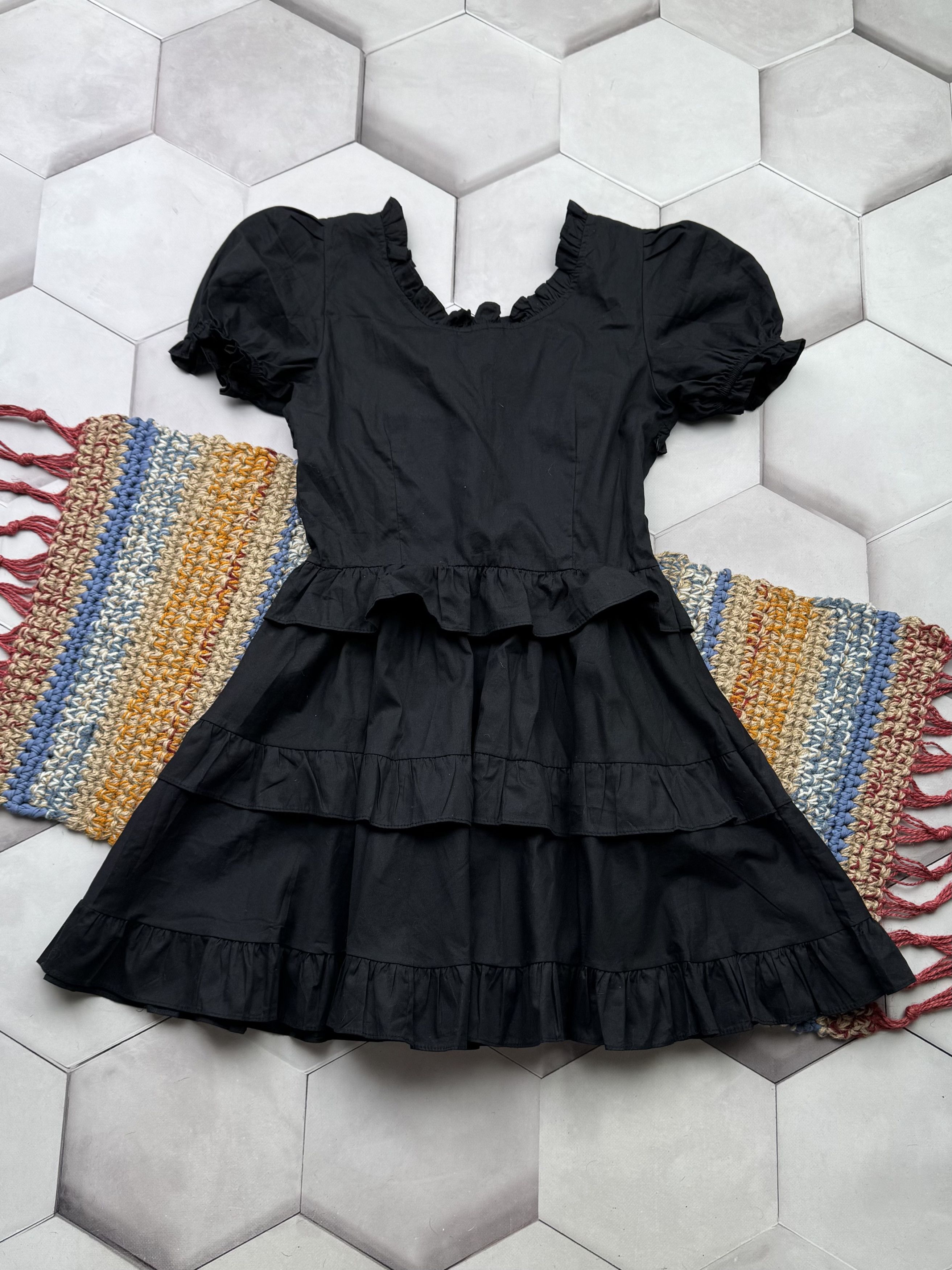 Vintage Vintage Goth Dress (E4) Size XS / US 0-2 / IT 36-38 - 5 Thumbnail