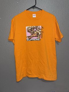 Orange Supreme T Shirt | Grailed