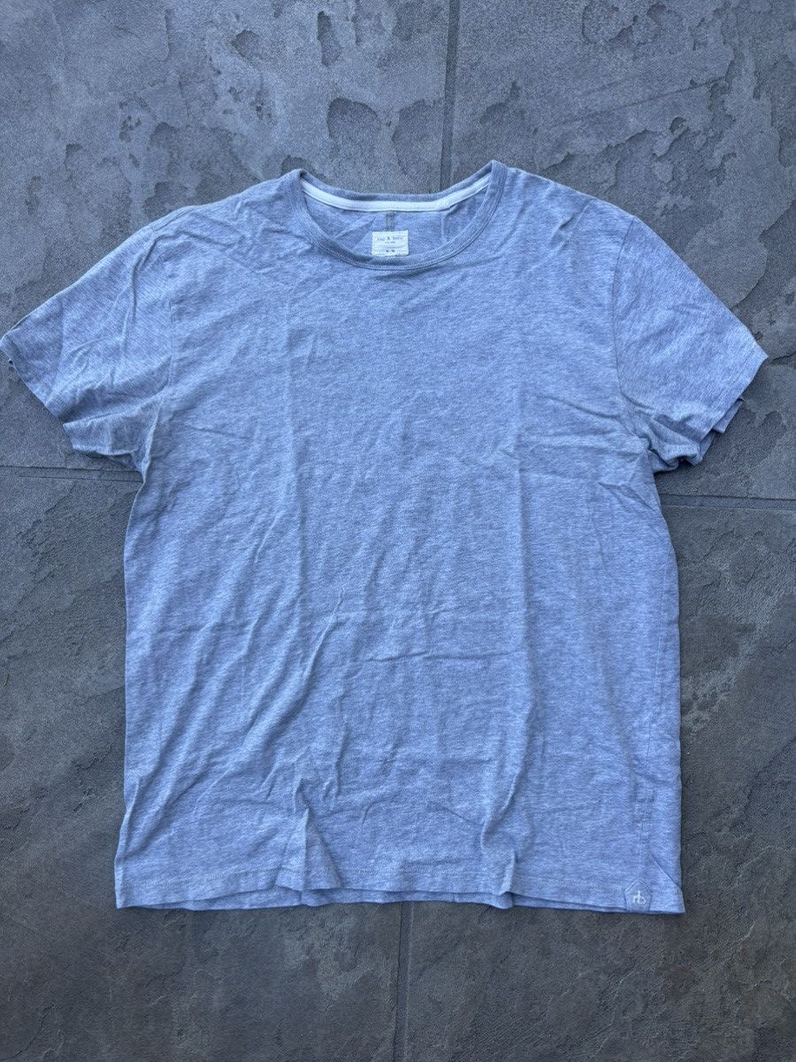 Rag & Bone RAG & BONE GREY SINGLE-STICH TEE XL Size US XL / EU 56 / 4 - 1 Thumbnail