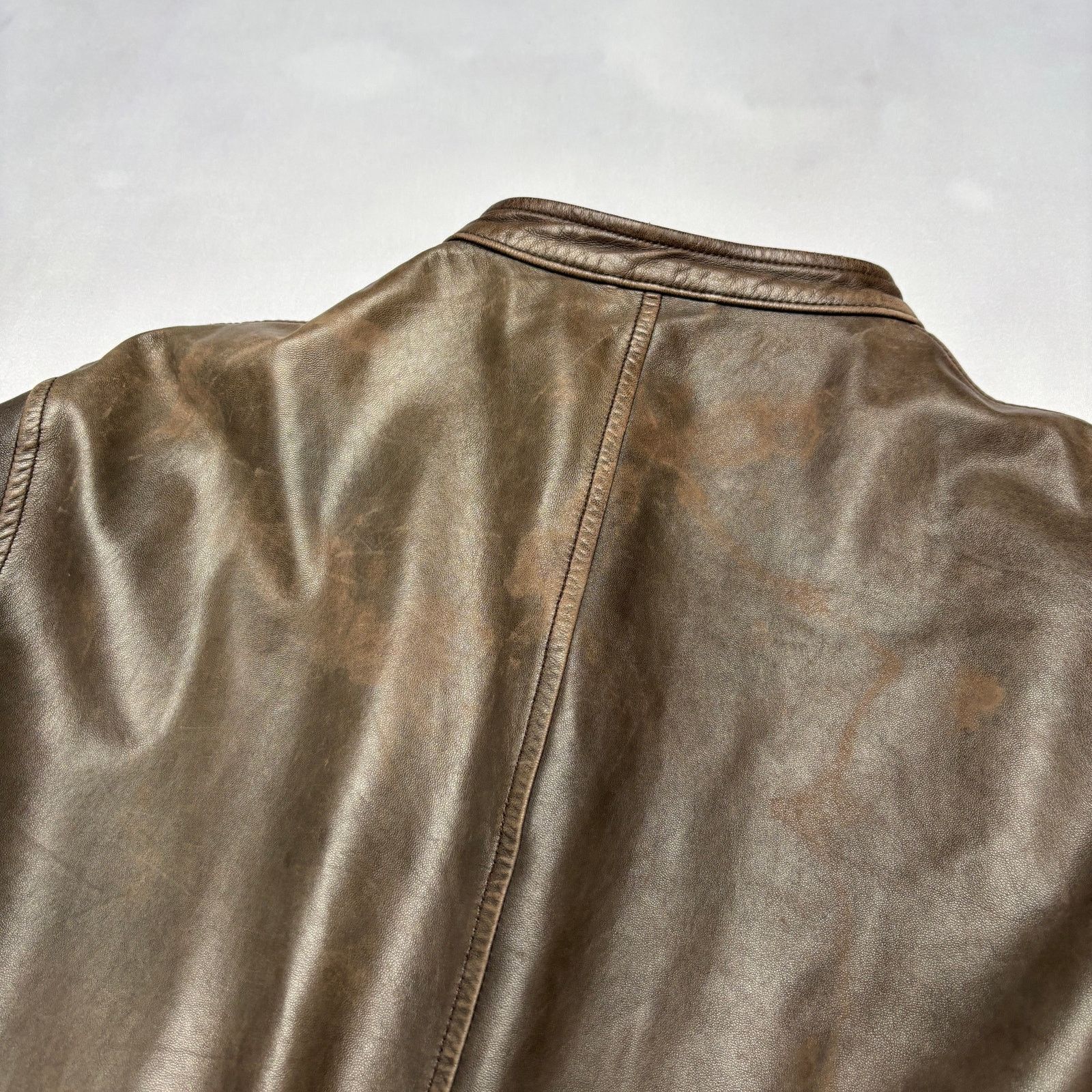 Theory Theory Jett Tomlin Leather Moto Jacket Men's XL Biker Size US XL / EU 56 / 4 - 13 Thumbnail