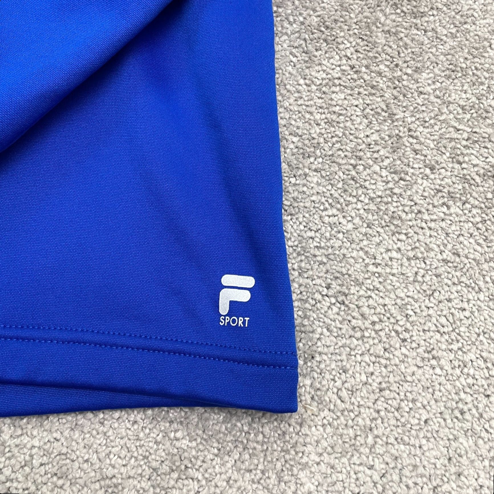 Fila FILA Live In Motion Active Jacket Mens XL Blue 1/2 Zip Chest Pocket Athletic Run Jacket Size US XL / EU 56 / 4 - 4 Thumbnail