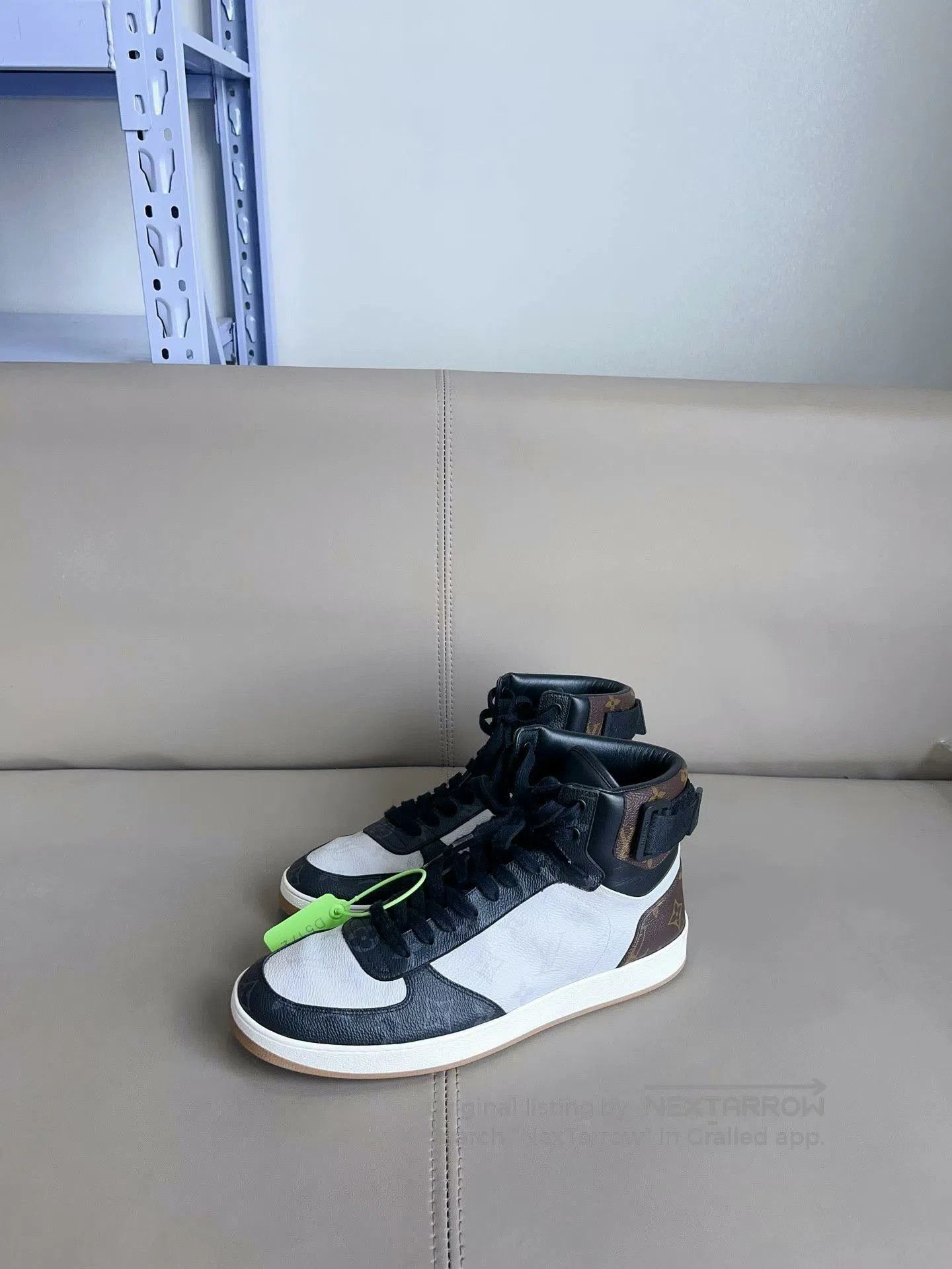Louis Vuitton louis vuitton lv rivoli high-top sneakers. Size US 10 / EU 43 - 2 Thumbnail