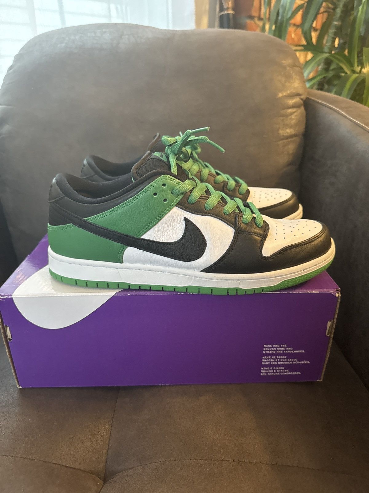 Nike Nike Dunk Low Pro Classic Green Size US 10.5 / EU 43-44 - 3 Thumbnail