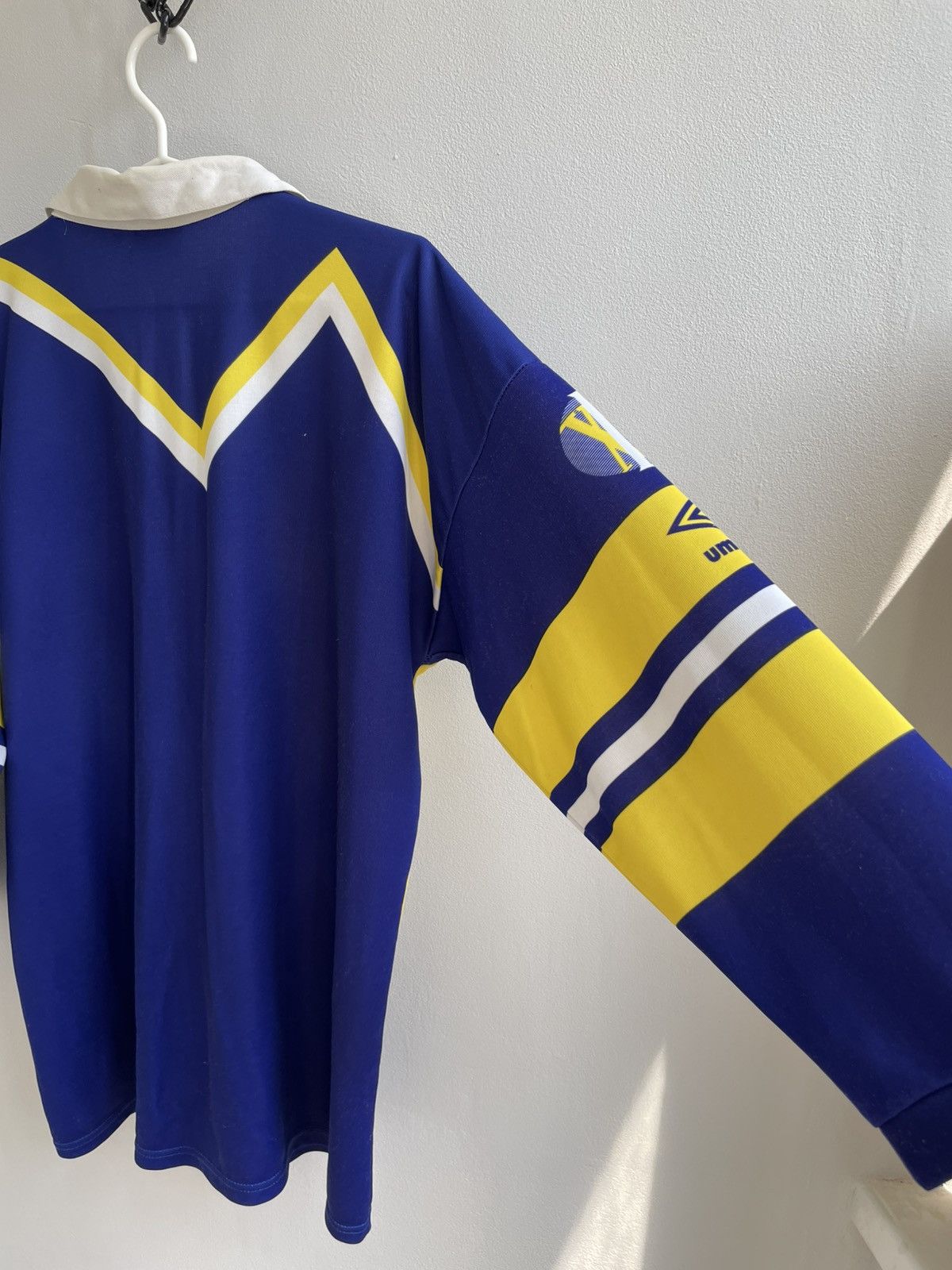 Vintage Leeds Rhinos RLFC 1990 1991 Umbro Rugby Jersey Shirt Size US M / EU 48-50 / 2 - 21 Thumbnail