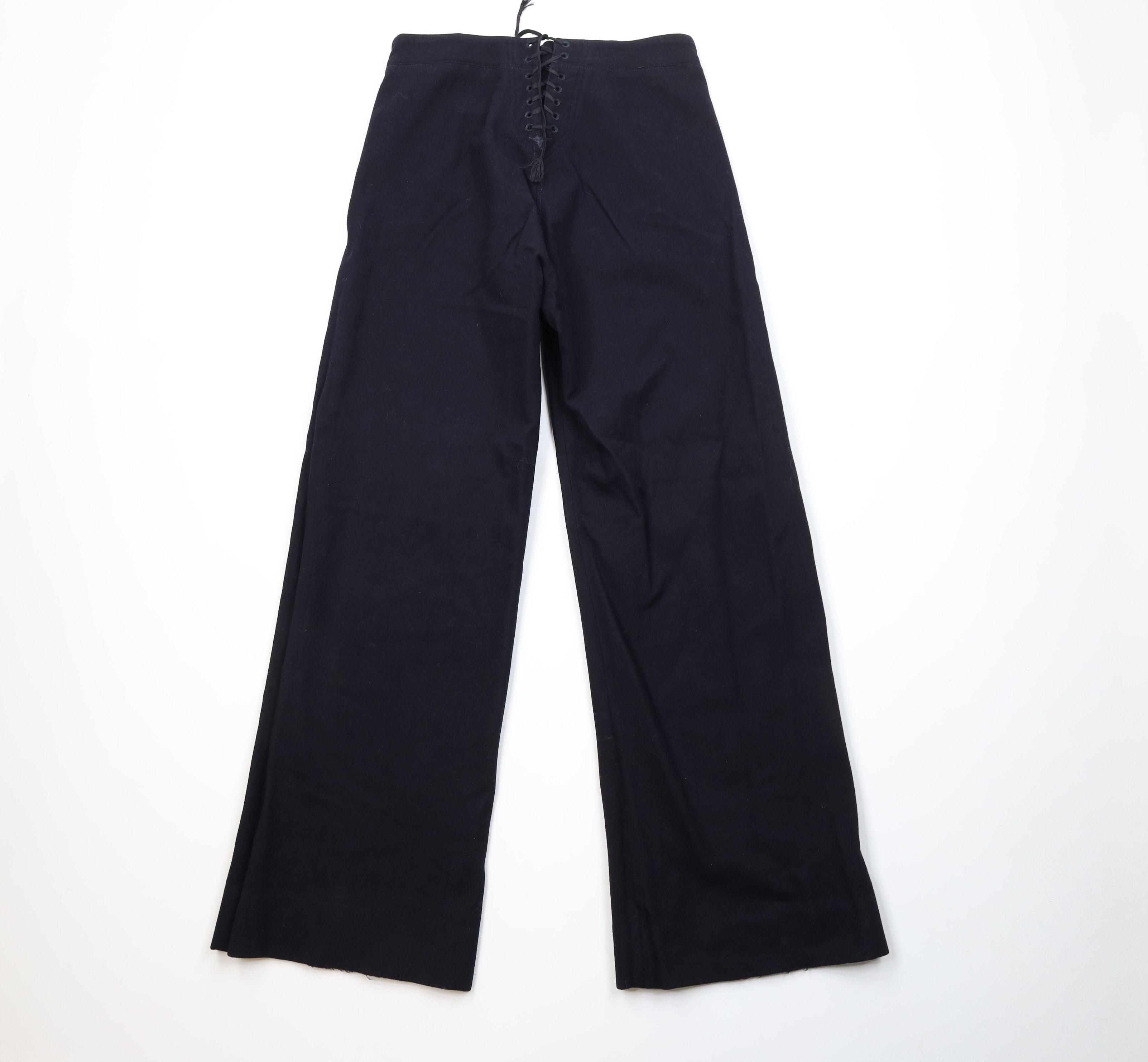 Vintage Vintage 40s 50s World War II Jack Wool Bell Bottoms Pants Size US 32 / EU 48 - 11 Thumbnail
