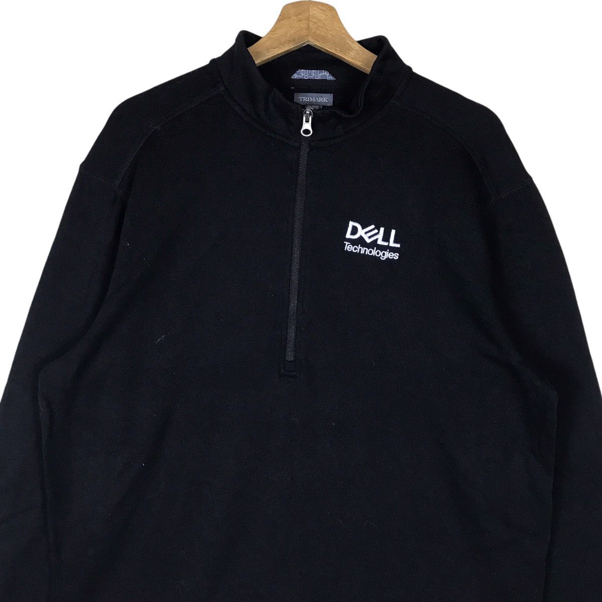 Vintage Vintage DELL Technologies Quarter Zip Pullover Jumper Size US M / EU 48-50 / 2 - 2 Thumbnail