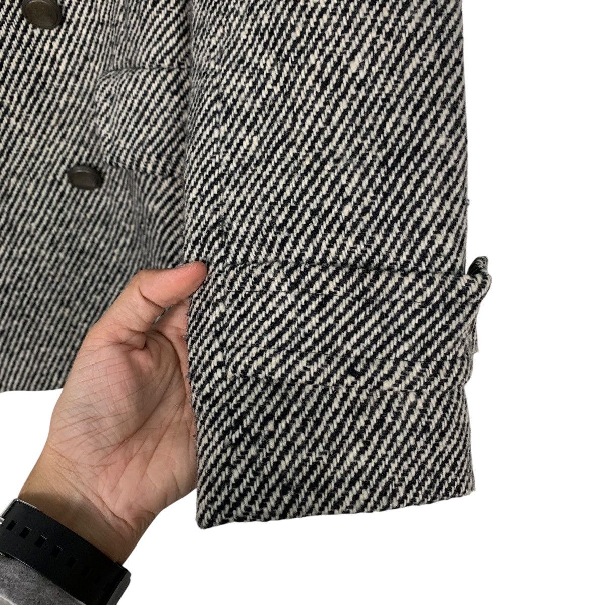 Michel Klein Michel Klein Double Breasted Wool Jacket Size S / US 4 / IT 40 - 13 Thumbnail