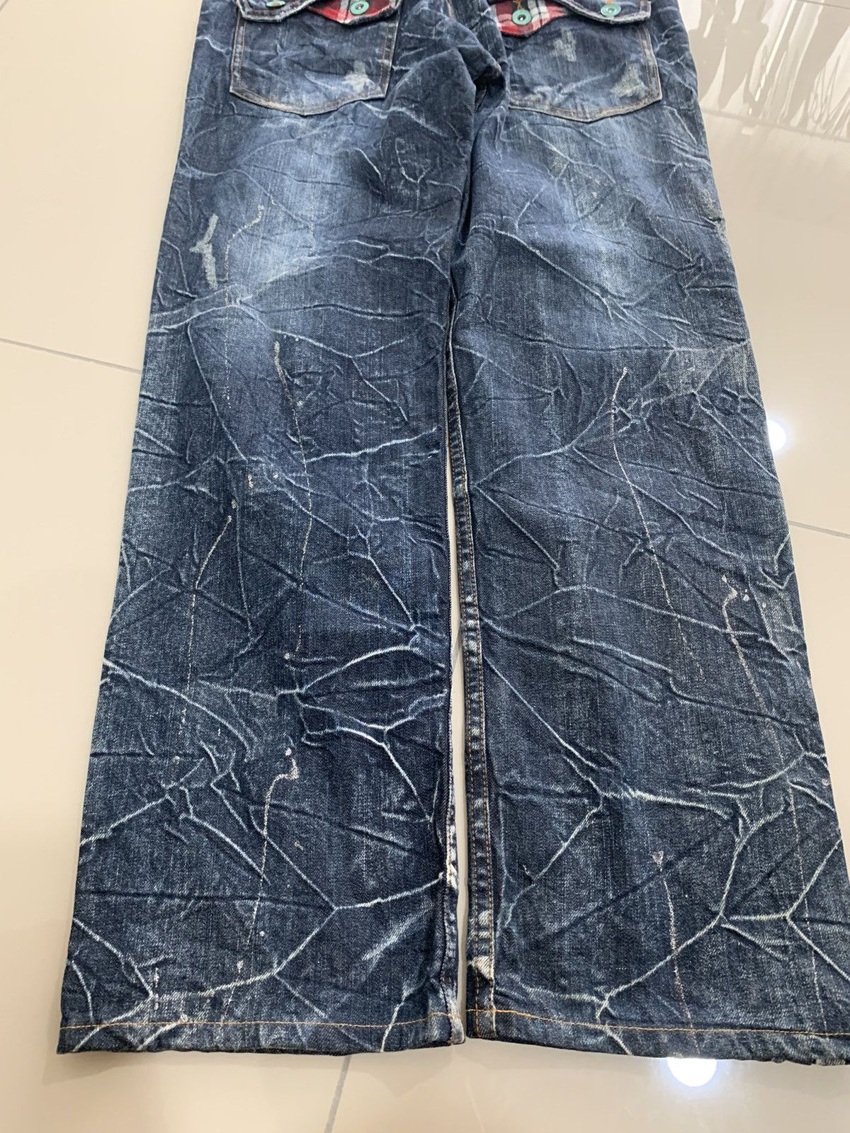 Le Grande Bleu (L.G.B.) Antfui design pants double waist japan design surf jeans Size US 30 / EU 46 - 7 Thumbnail