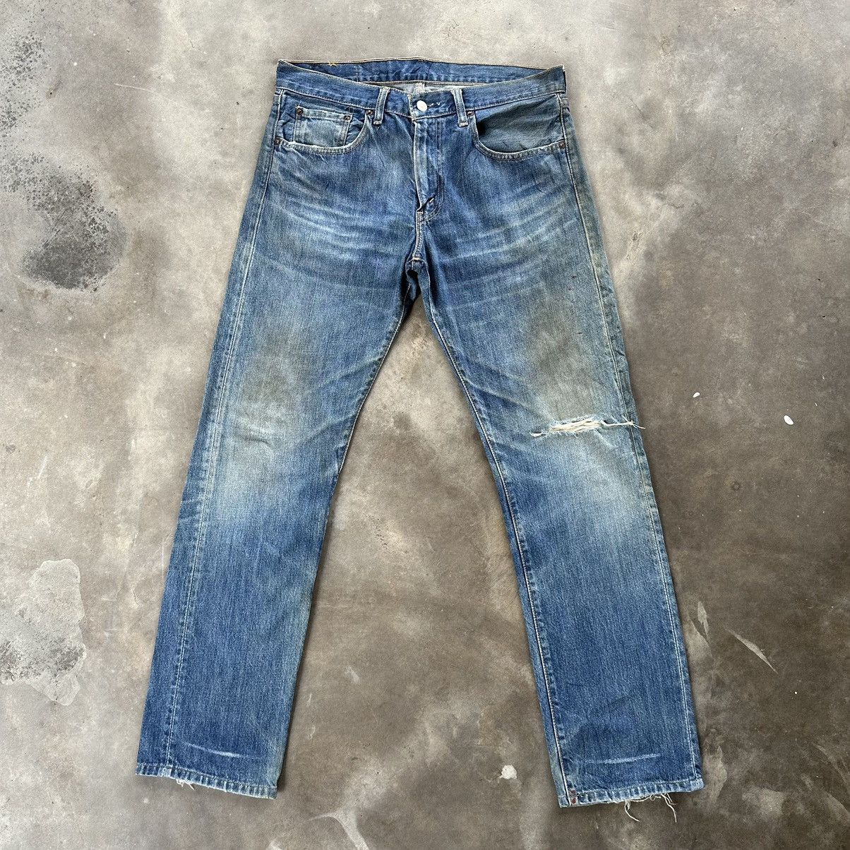 Levi's Vintage Levi’s 505 Distressed Rusty Faded Denim Jean Pant Size US 34 / EU 50 - 1 Thumbnail