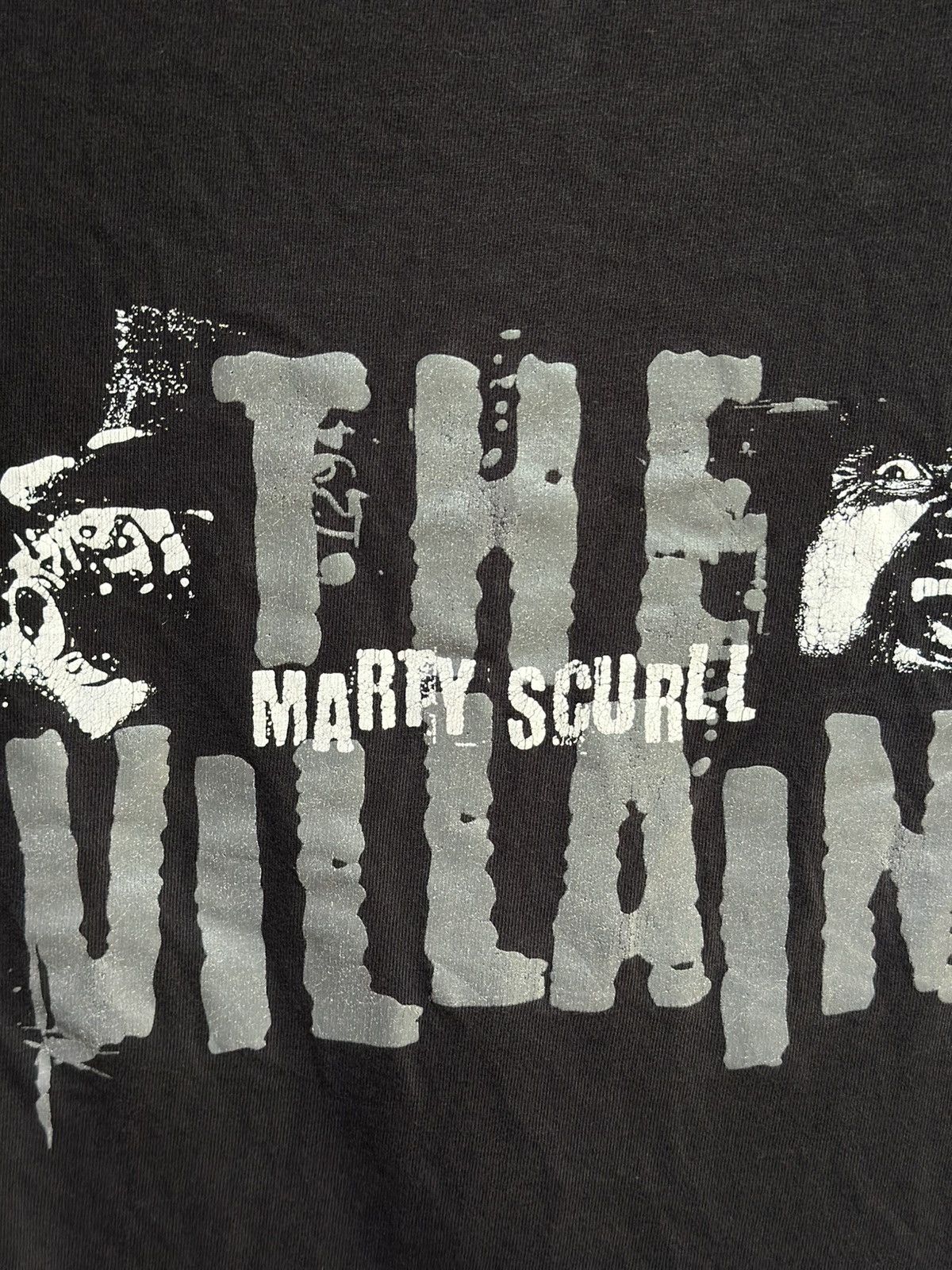 Vintage Vintage Marty Scurll Long Live The Villain Faded Tee Size US XL / EU 56 / 4 - 7 Thumbnail