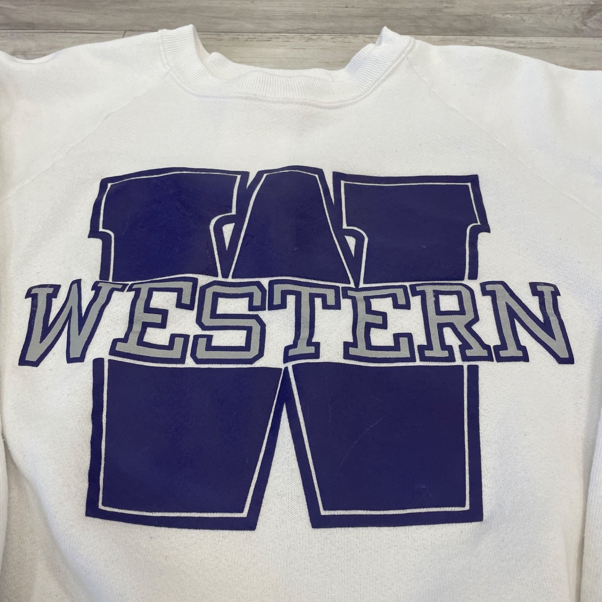 Vintage M - Vintage Western University Crewneck Size M / US 6-8 / IT 42-44 - 3 Thumbnail