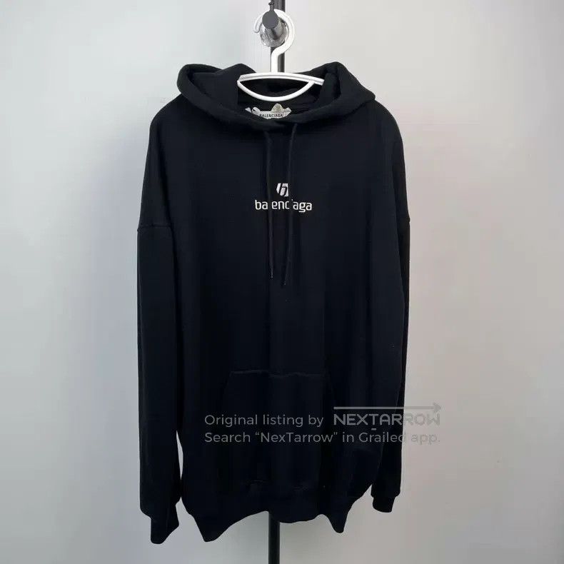 Balenciaga Balenciaga Cotton Hoodie Size US M / EU 48-50 / 2 - 1 Thumbnail