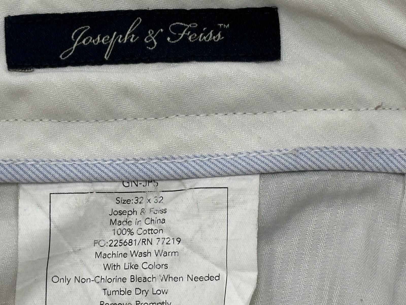 Joseph & Feiss Joseph Feiss Classic Straight Dress Pants Brown Mens 32/32 Size US 32 / EU 48 - 6 Thumbnail