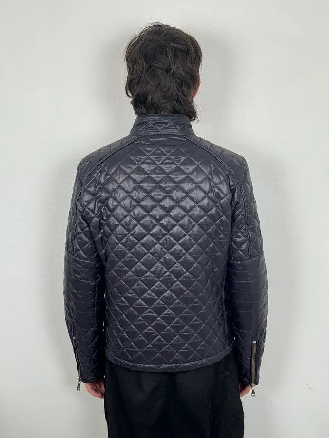 Dolce & Gabbana AW2007 Dolce & Gabbana Dark Purple Puffer Lamb Leather Jacket Size US M / EU 48-50 / 2 - 3 Thumbnail