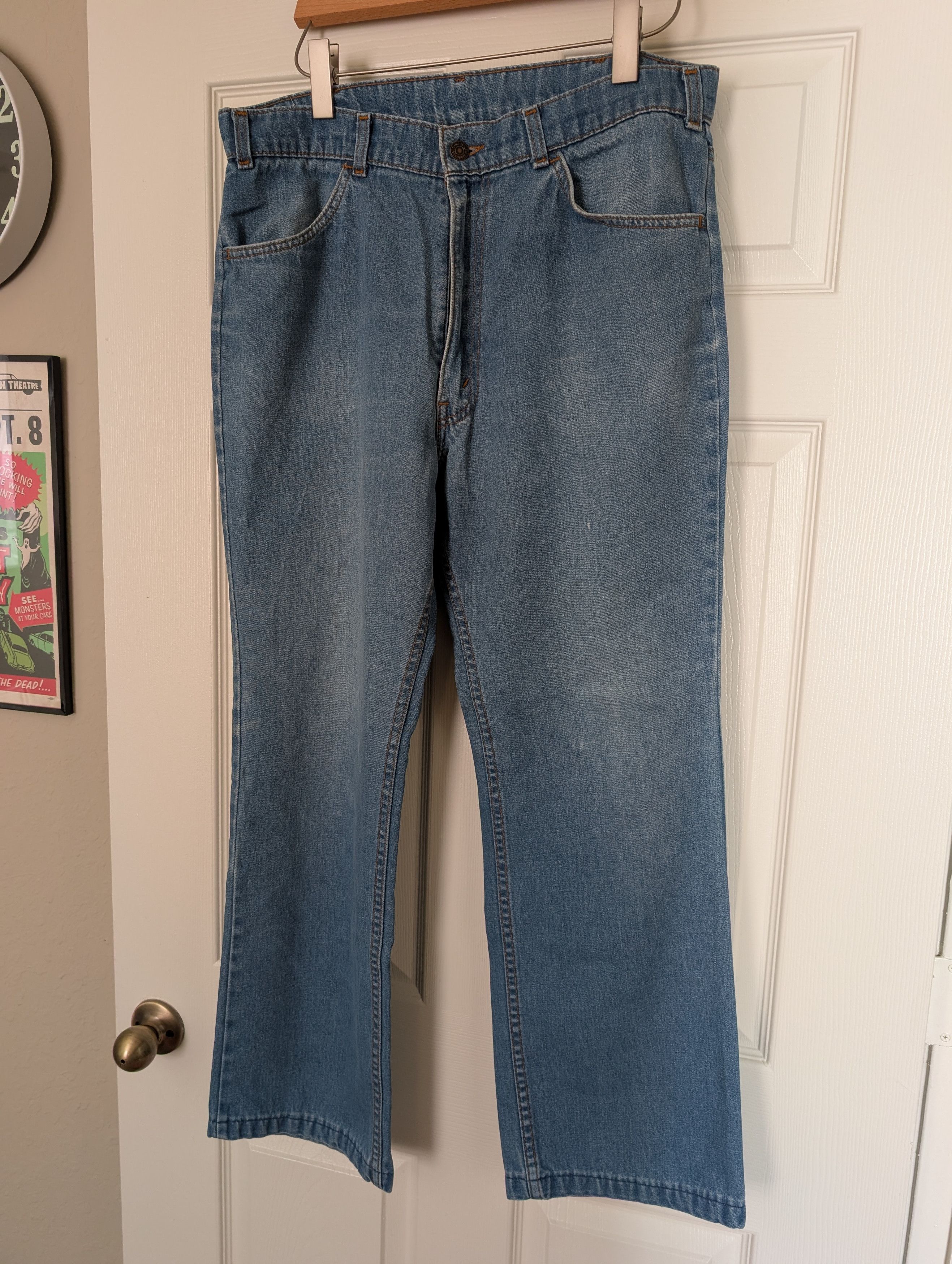 Levi's Vintage Clothing VINTAGE '84 Orange Tab Levi's 549 - Blue (36W 32L) Size US 35 - 4 Thumbnail