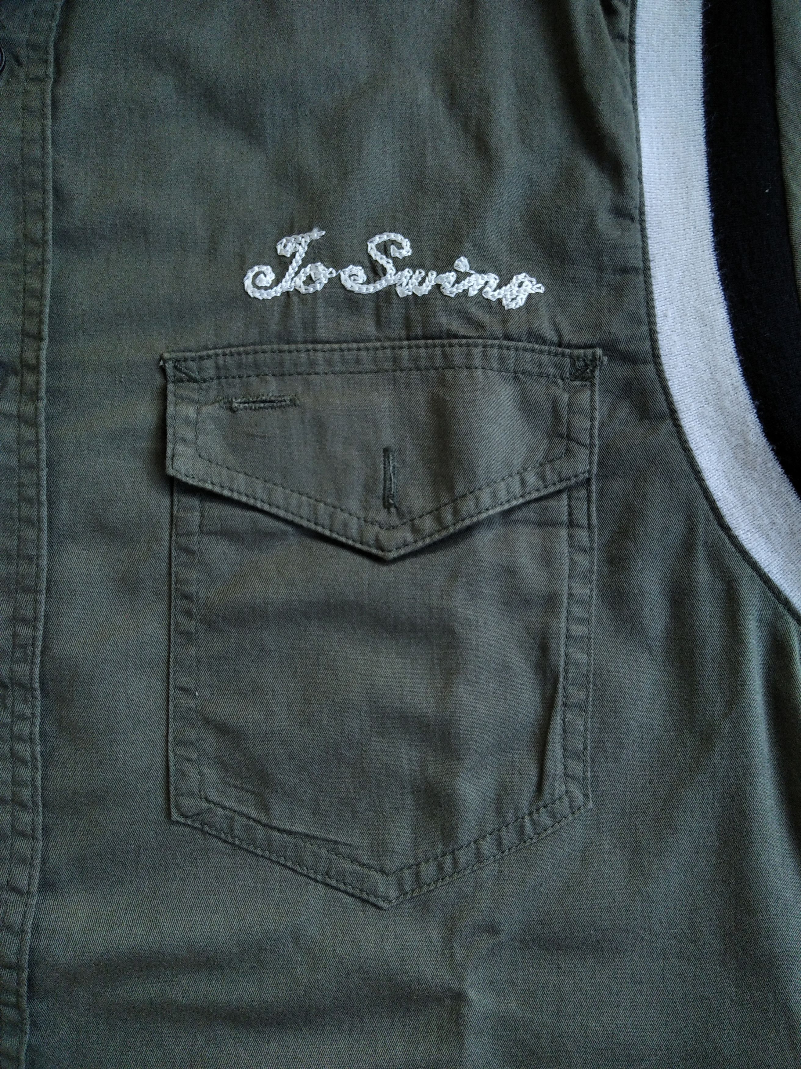 Japanese Brand × Vintage VTG 00s Glove House Work Shirt Short Sleeve Fly Button Size US L / EU 52-54 / 3 - 6 Thumbnail