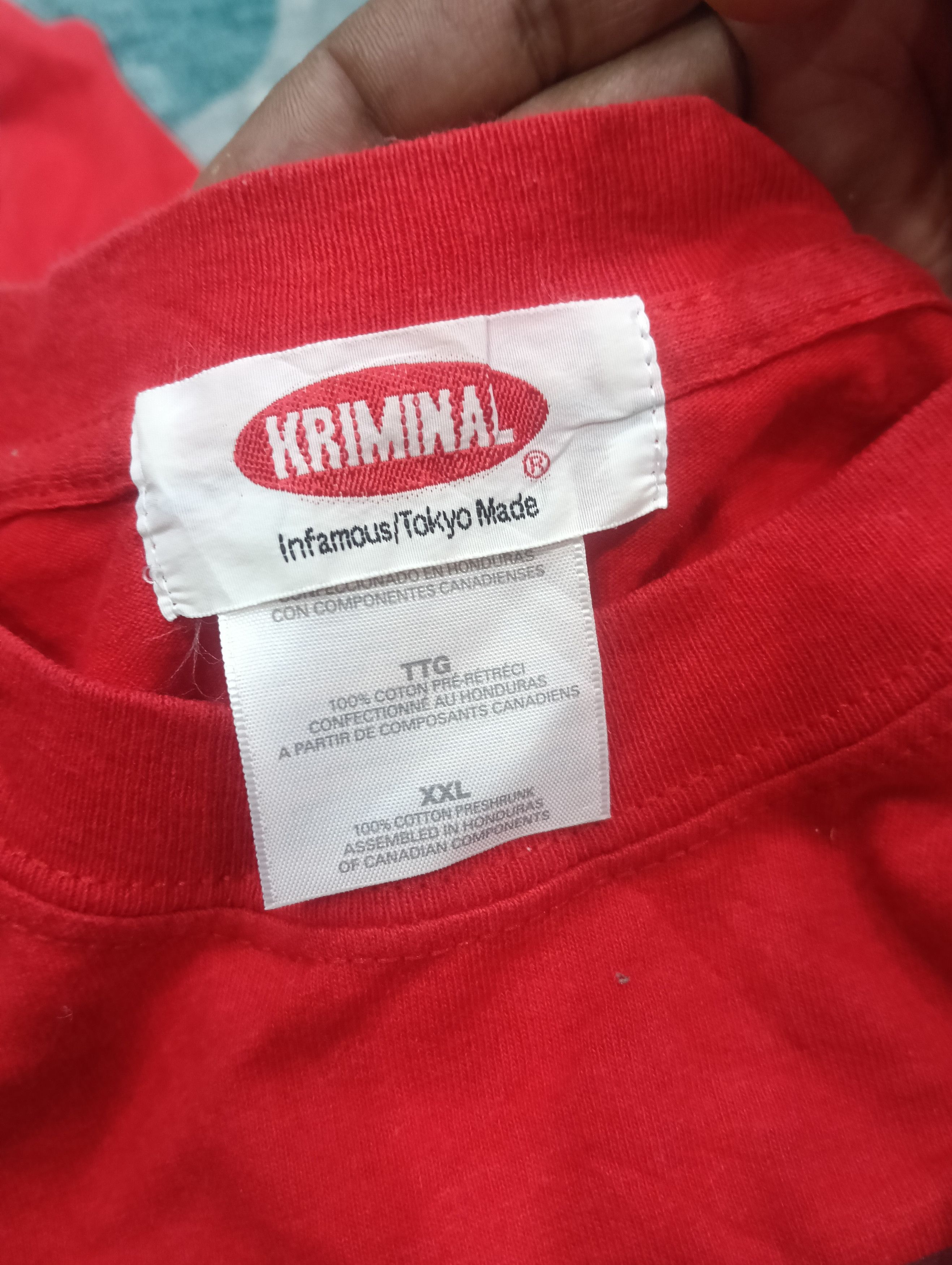 Japanese Brand × Vintage Vintage Y2K Criminal Underground Size US XXL / EU 58 / 5 - 6 Thumbnail