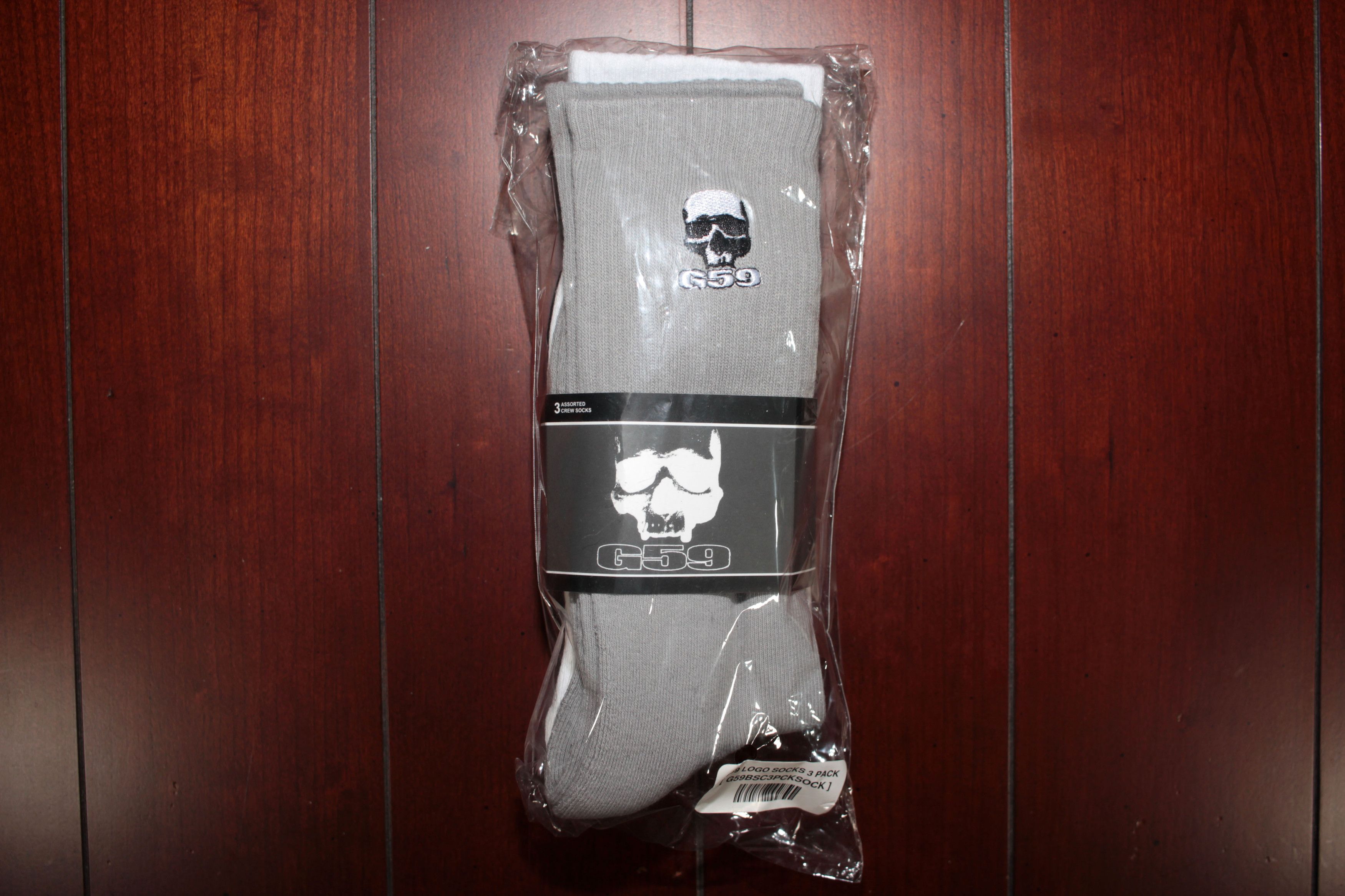 G59 Records G59 RECORDS / $UICIDEBOY$ - G59 EMBROIDERED LOGO Socks 3pk Size ONE SIZE - 2 Thumbnail