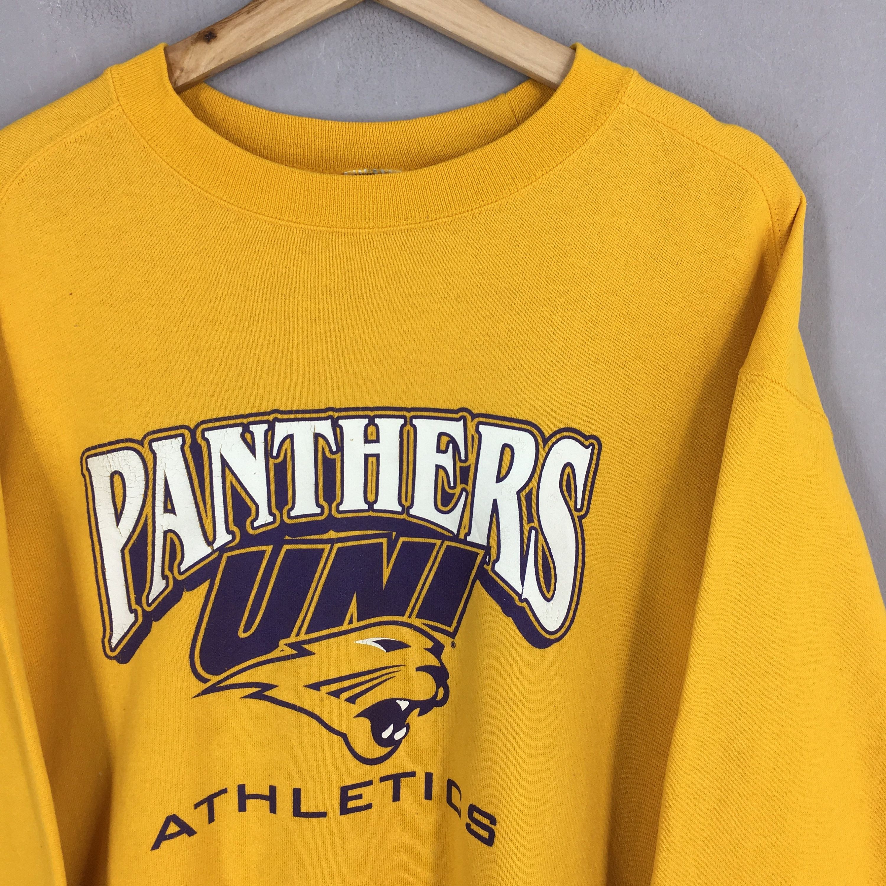 NCAA Vintage Northern Iowa Panthers Football Sweatshirt Large Size US L / EU 52-54 / 3 - 2 Thumbnail